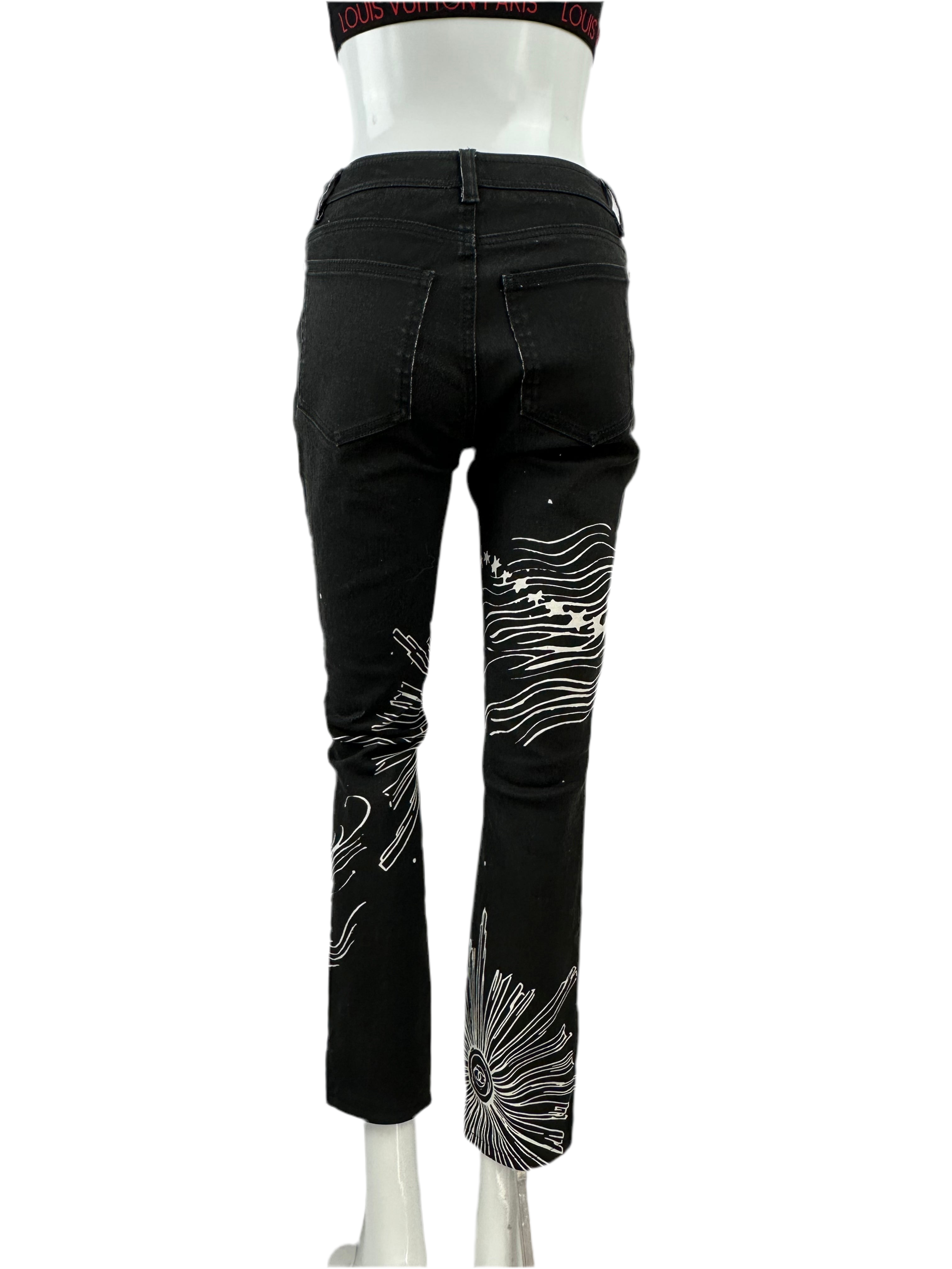 Chanel straight jeans 22 Cruise collection - size 34