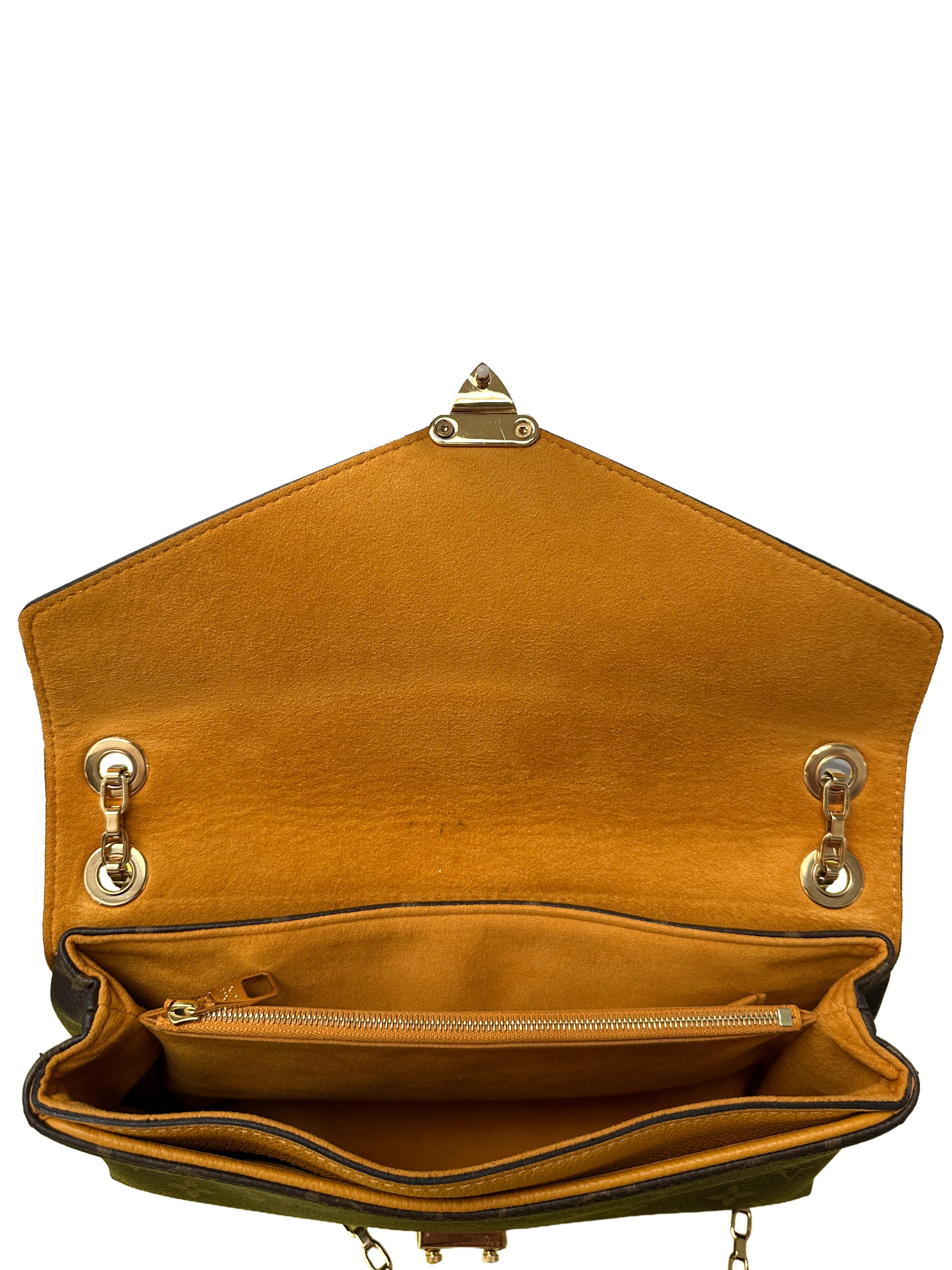 Louis Vuitton safran monogram Pallas chain bag