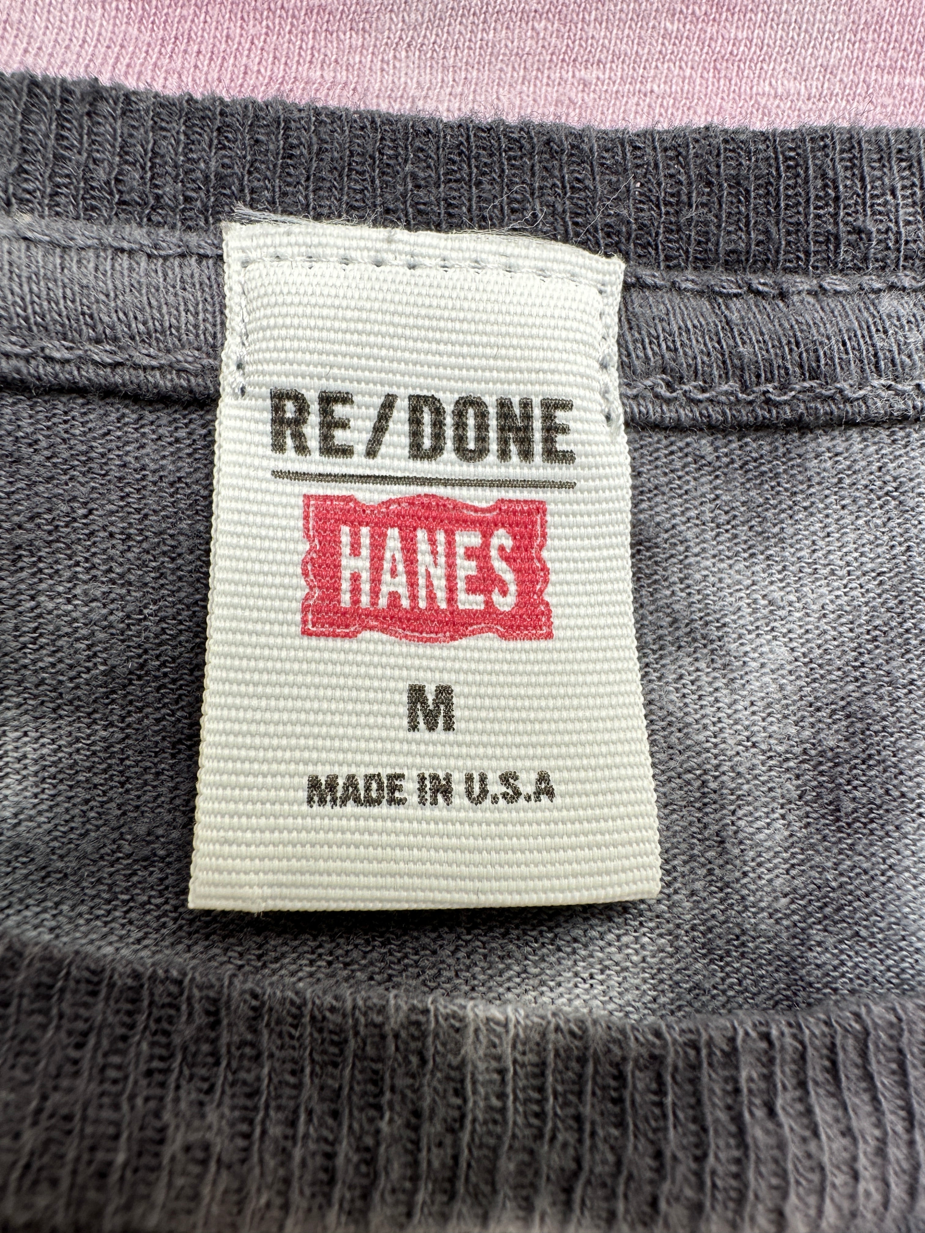 Re/Done grey/pink t-shirt - size 38