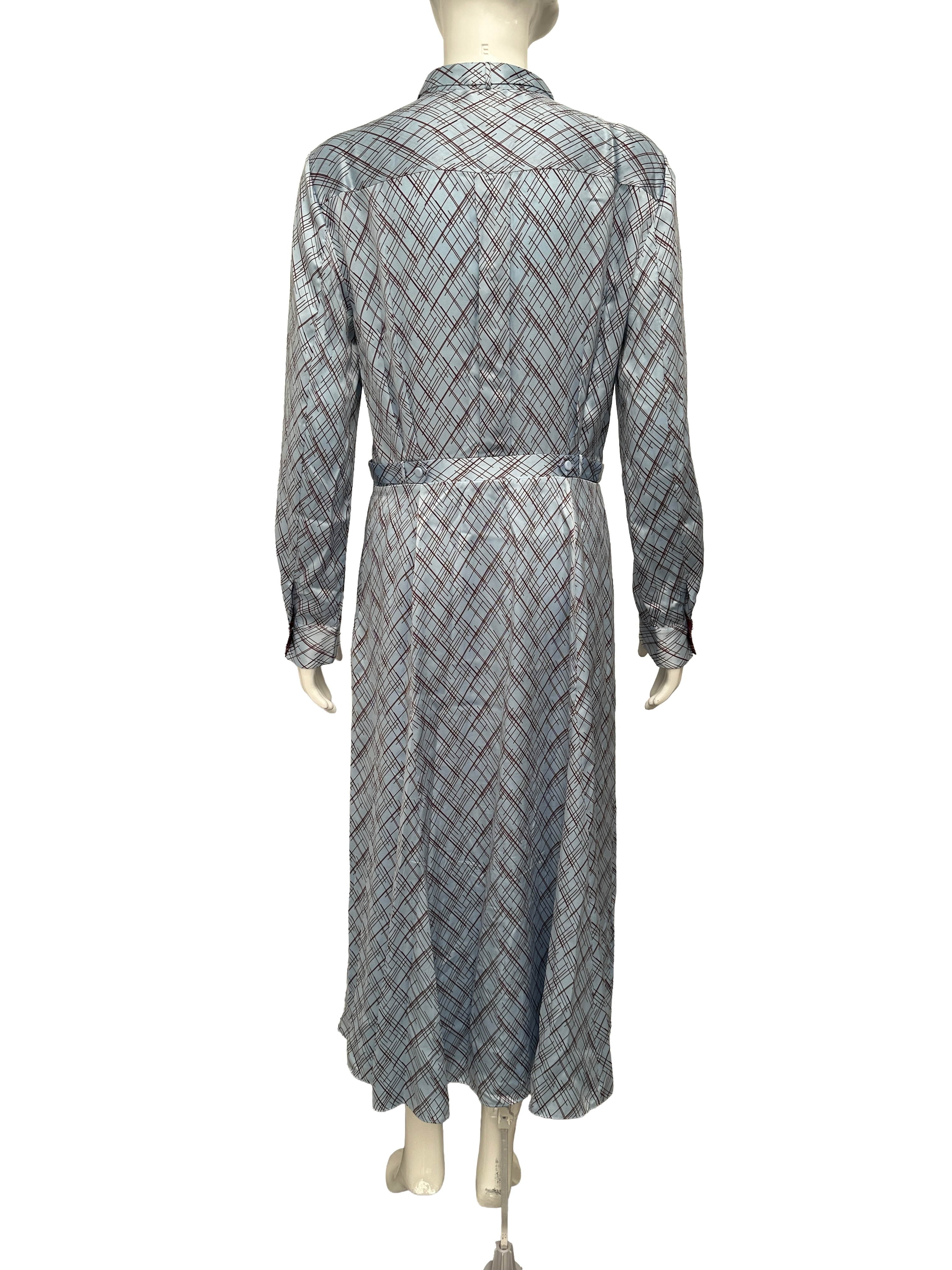 Equipment silk printed midi dress - size 40