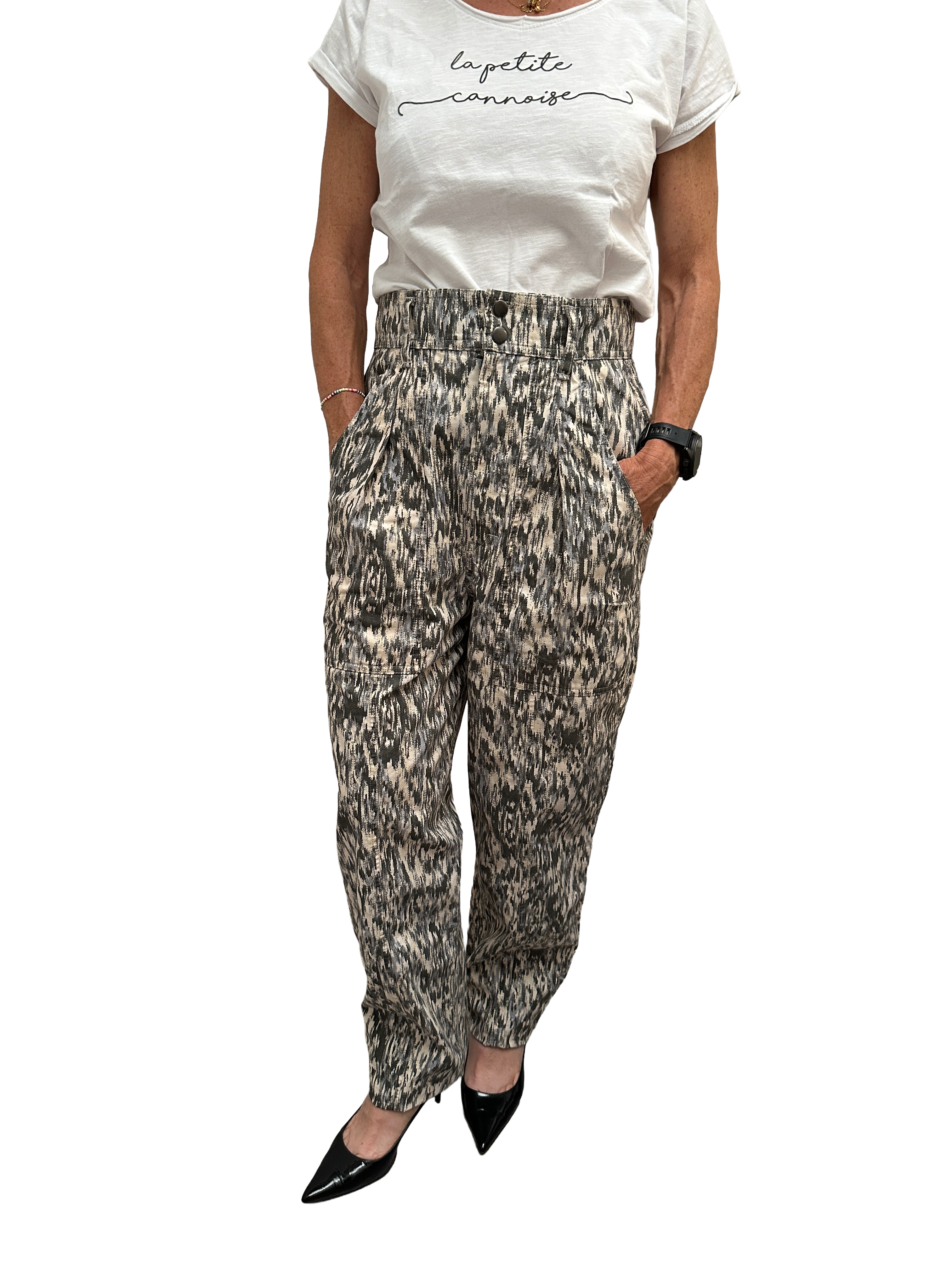 Isabel Marant Kiana printed cotton pants - size 36