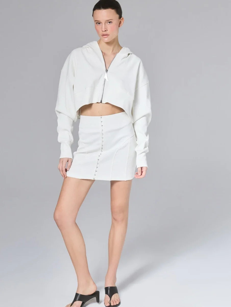 Maaj Vera hoodie white - size TU