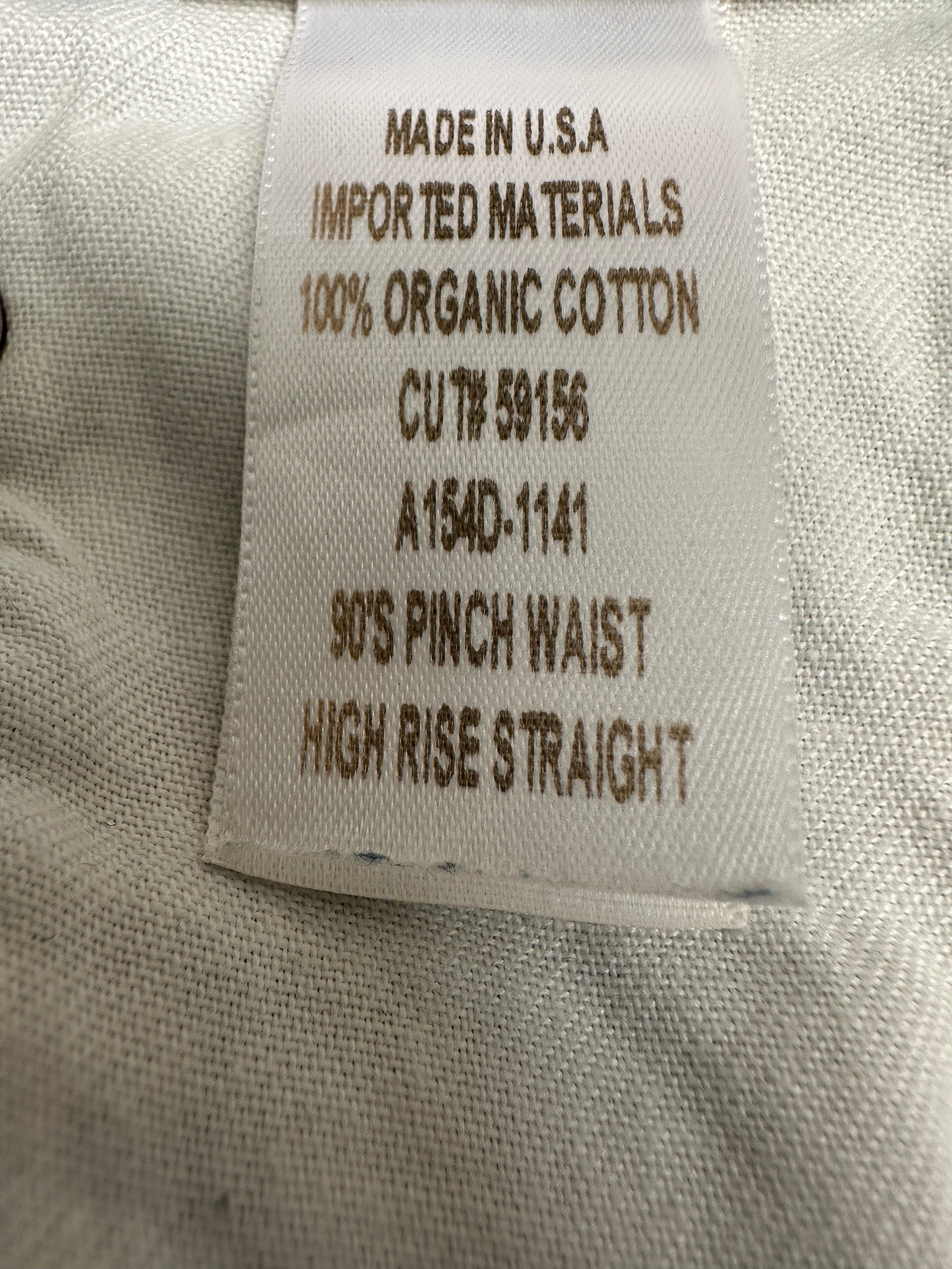 Agolde blue 90'S pinch waist high rise straight - size 27