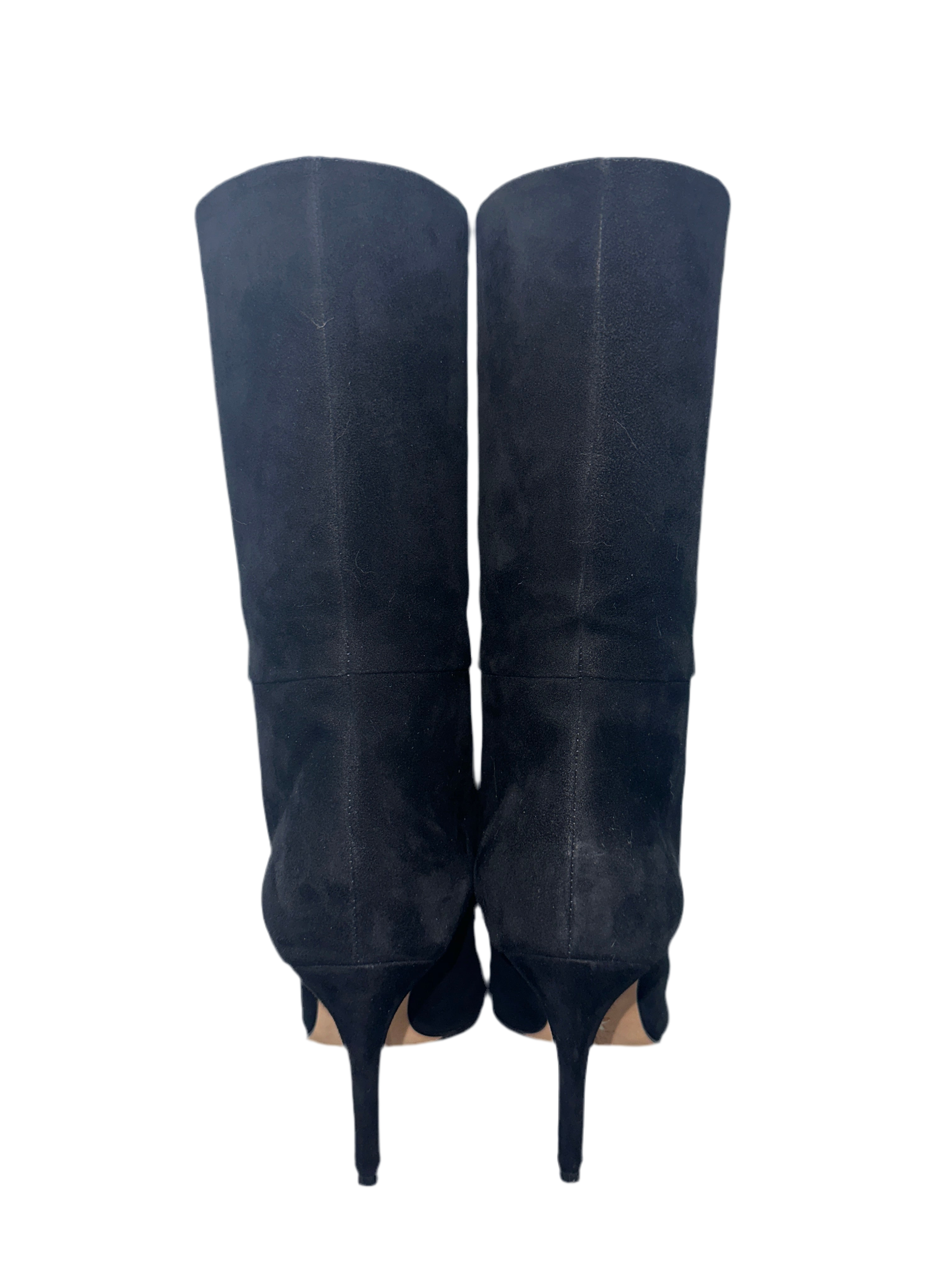 Dior suede midcalf heel boots - size 36.5