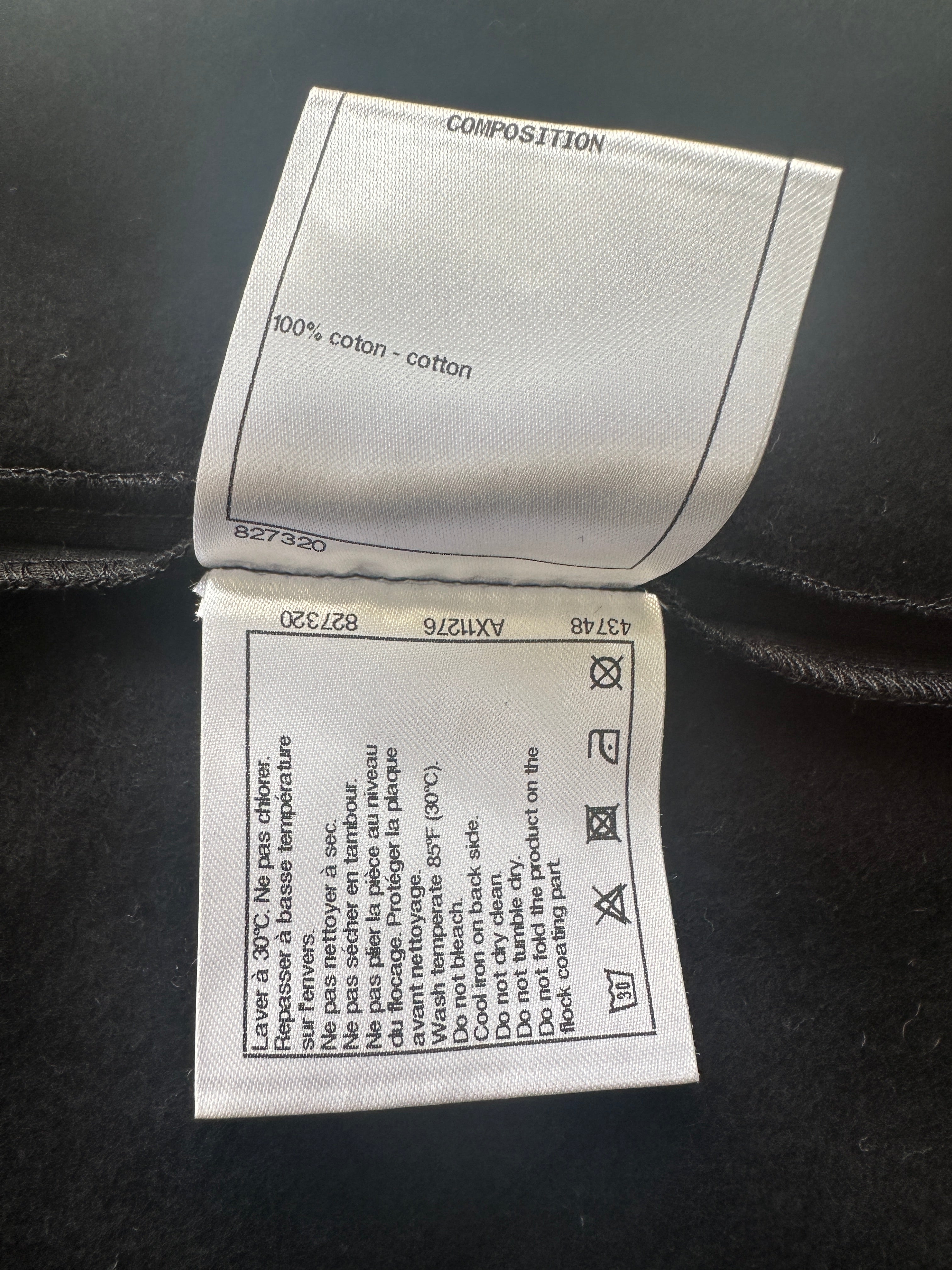 Chanel sweatshirt blue "Gabrielle Chanel" - size 34