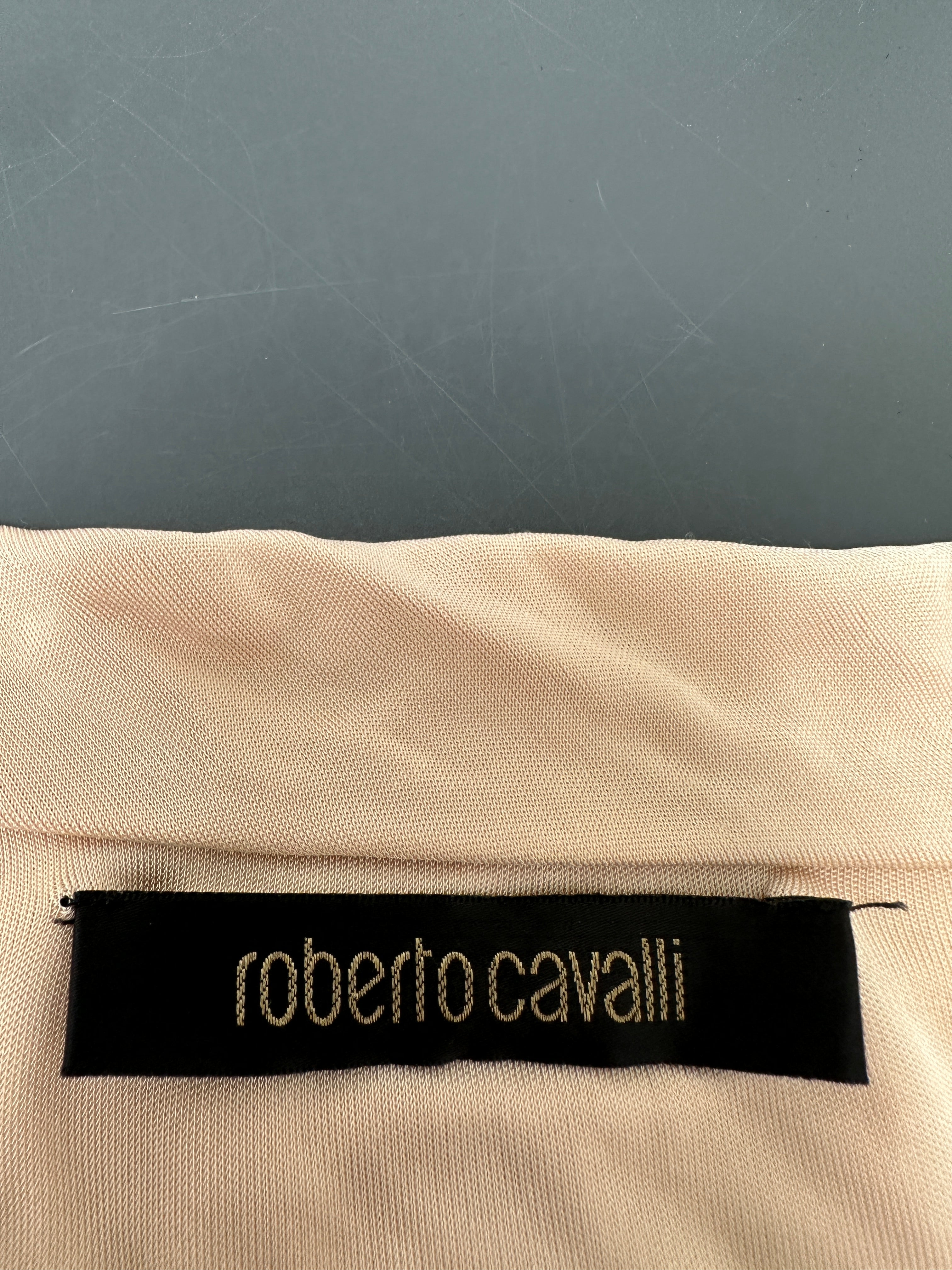 Roberto Cavalli nude dress - size 40