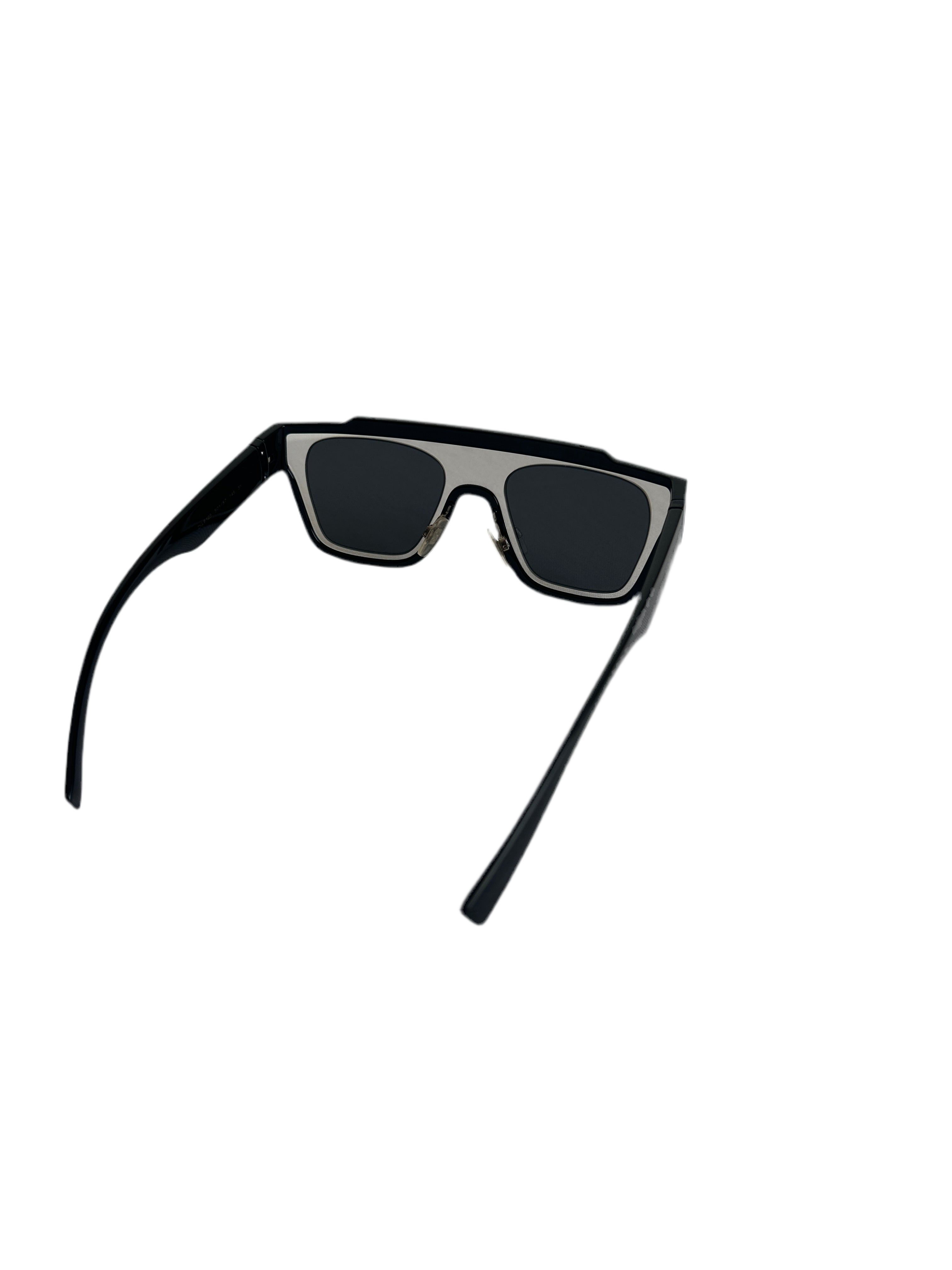 Dolce & Gabbana black and transparent sunglasses