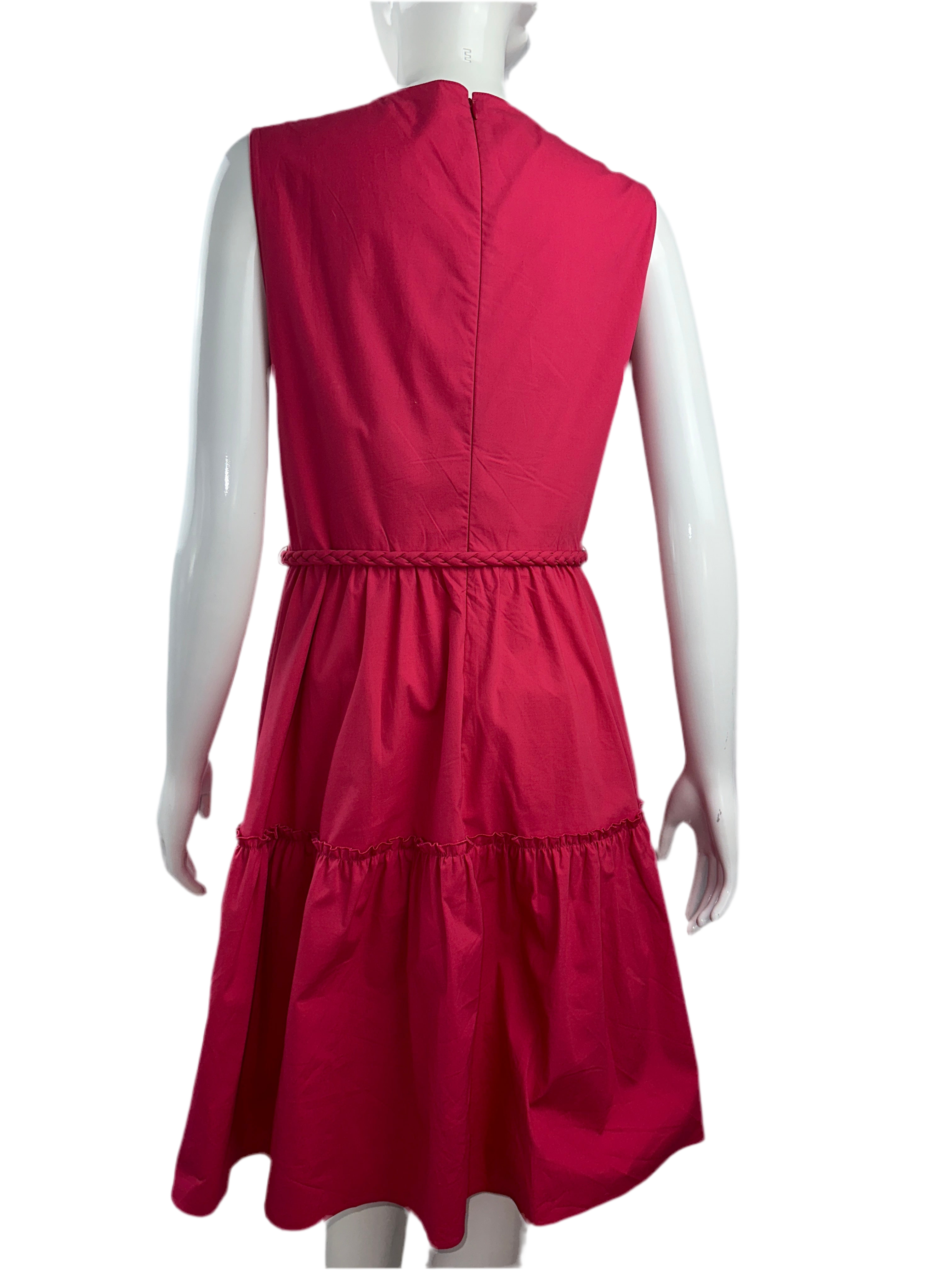 Red Valentino cotton poplin dress - size 40