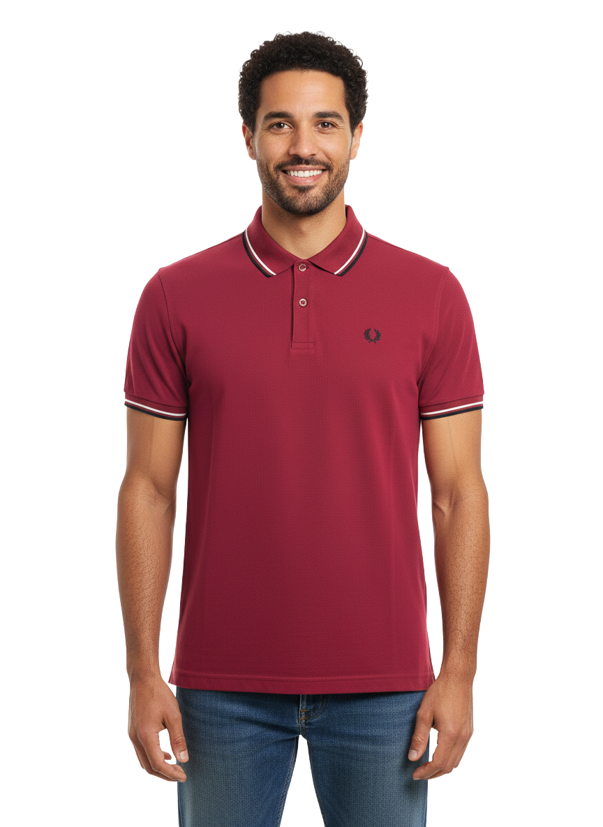 Fred Perry red classic polo shirt - size XL