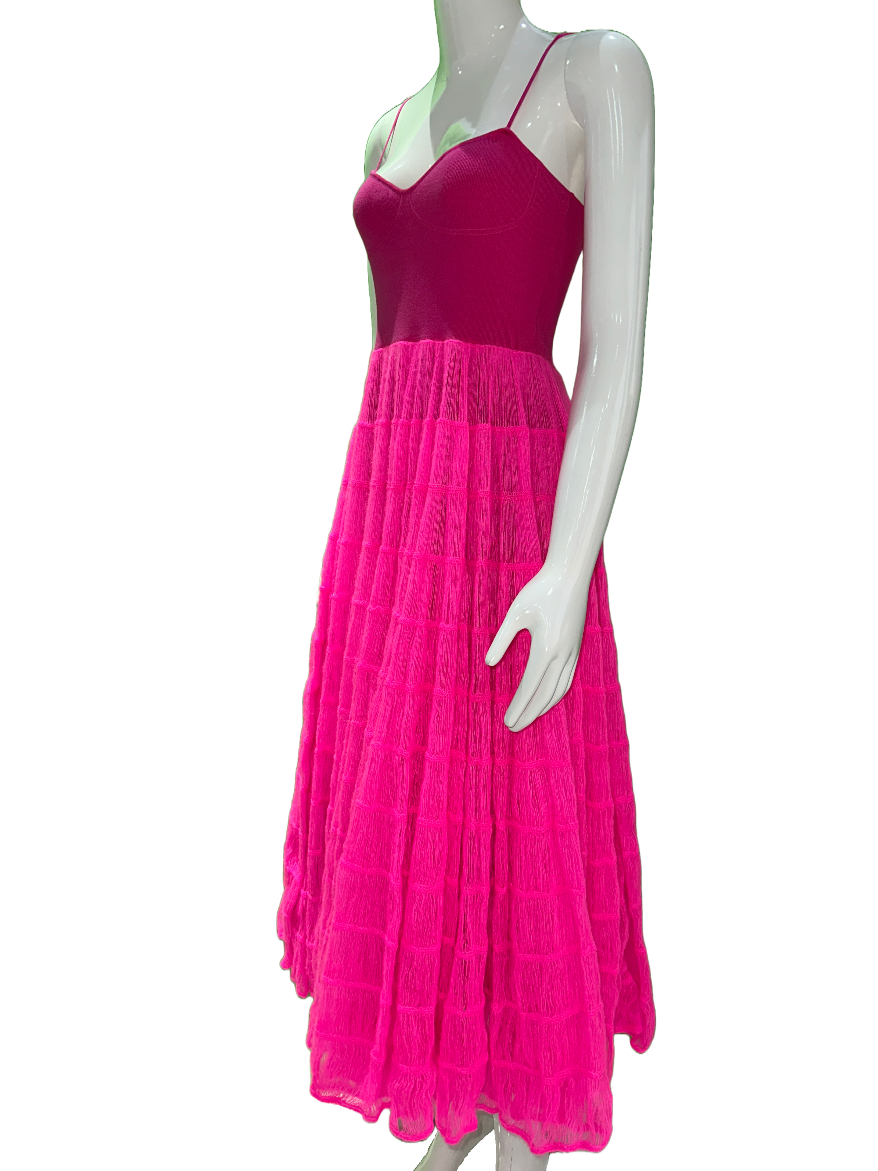 Red Valentino pink dress with wool stockings - size 36