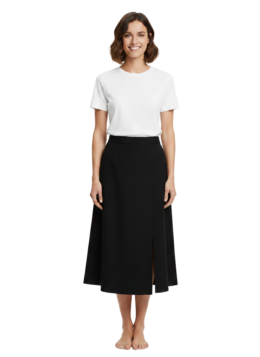 Jil Sander black minimal skirt - size 40