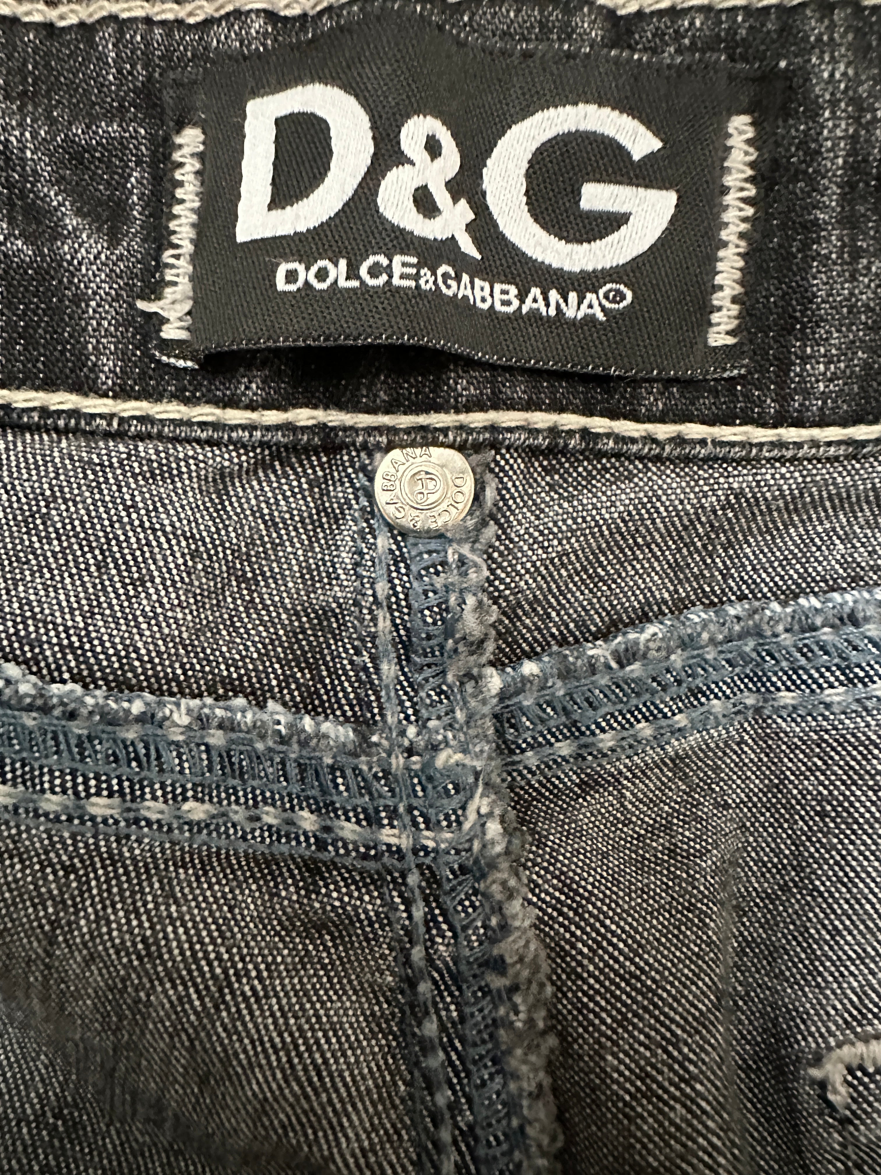 Dolce & Gabbana vintage grey flared jeans - size 33