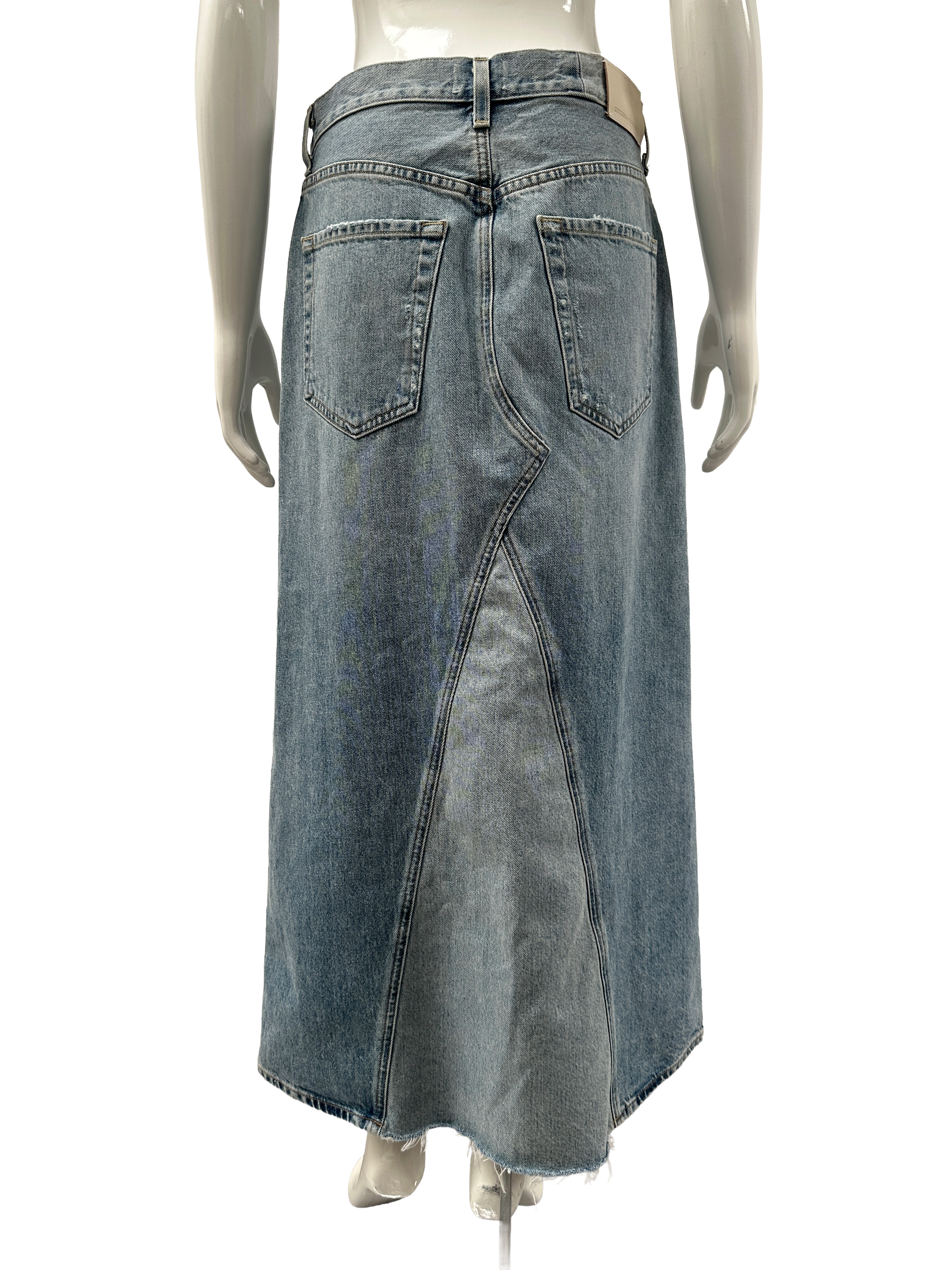 Citizens of Humanity light wash denim midi skirt - size 28