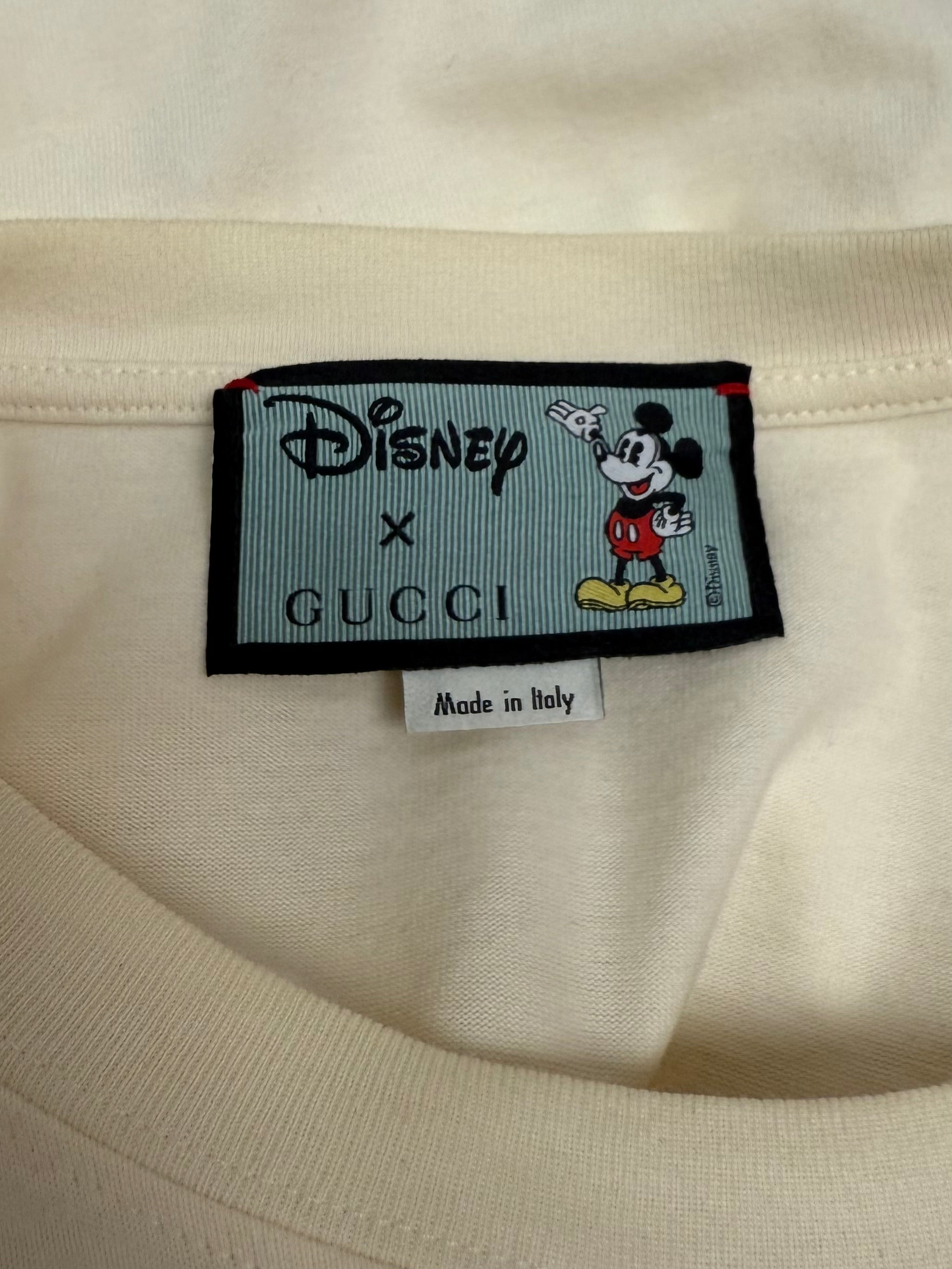 Gucci x Disney Mickey Mouse t-shirt ivory - size M