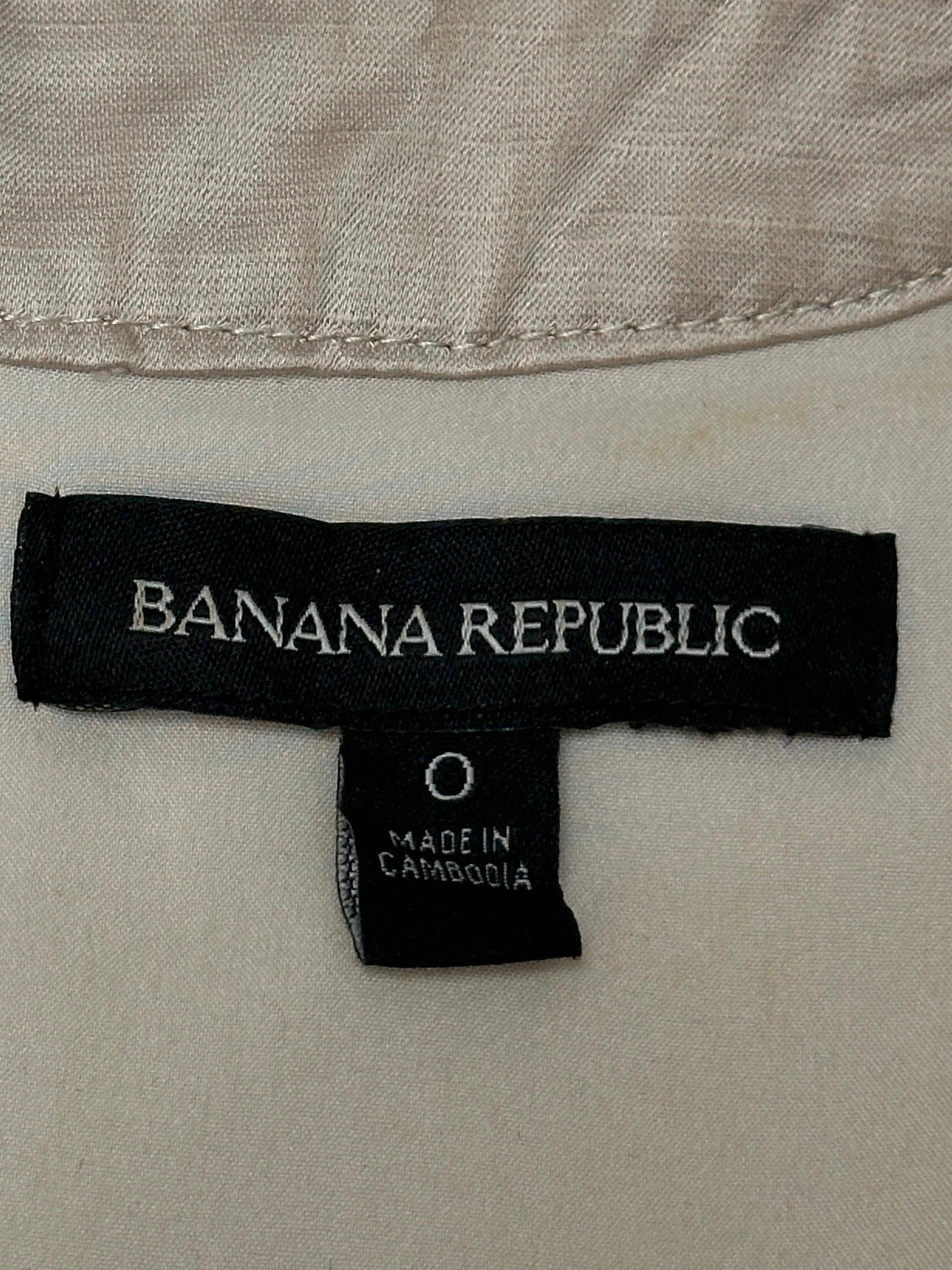 Banana Republic gold short dress - size 34