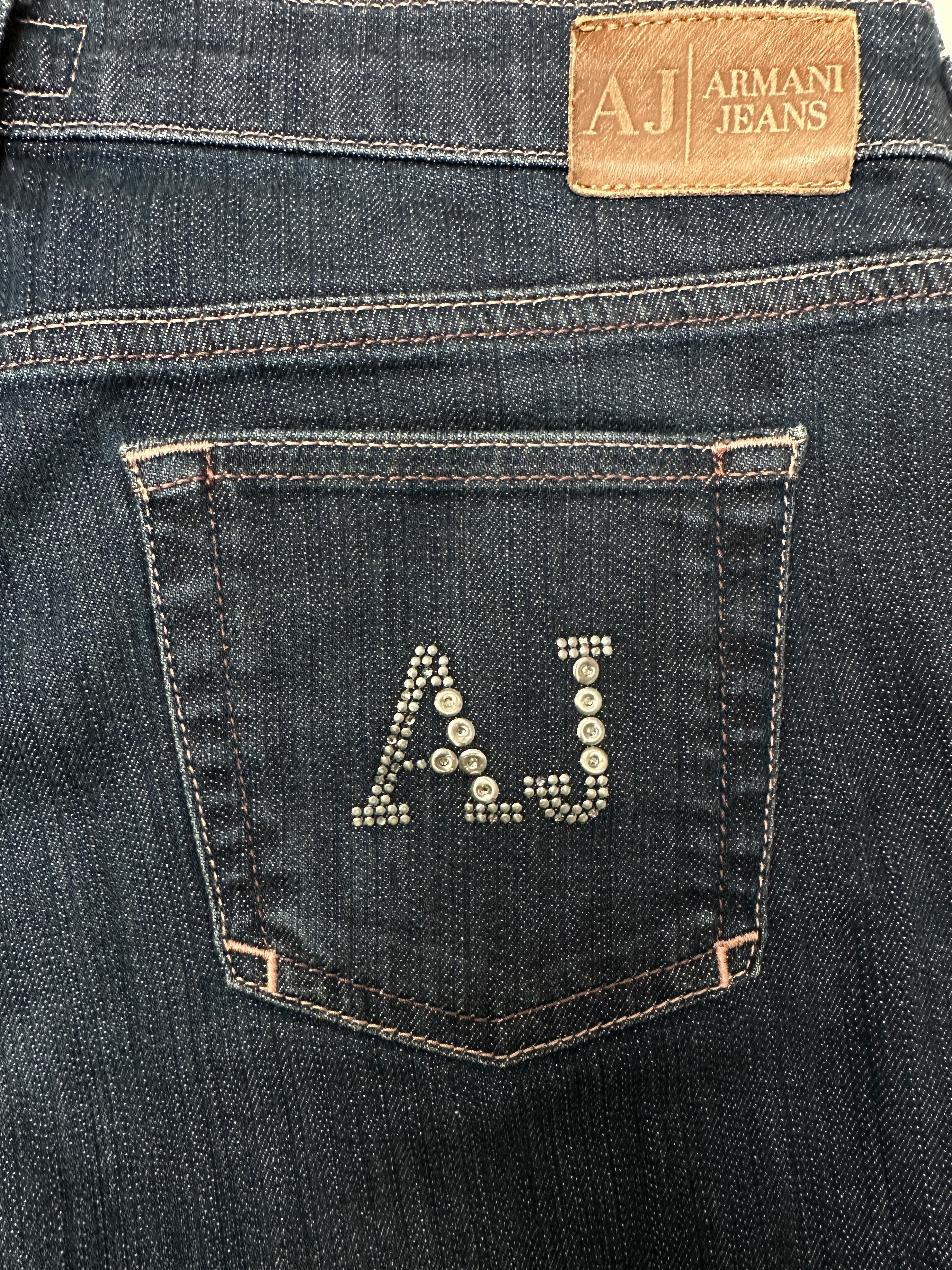 Armani Jeans pants with silver logo - size 30