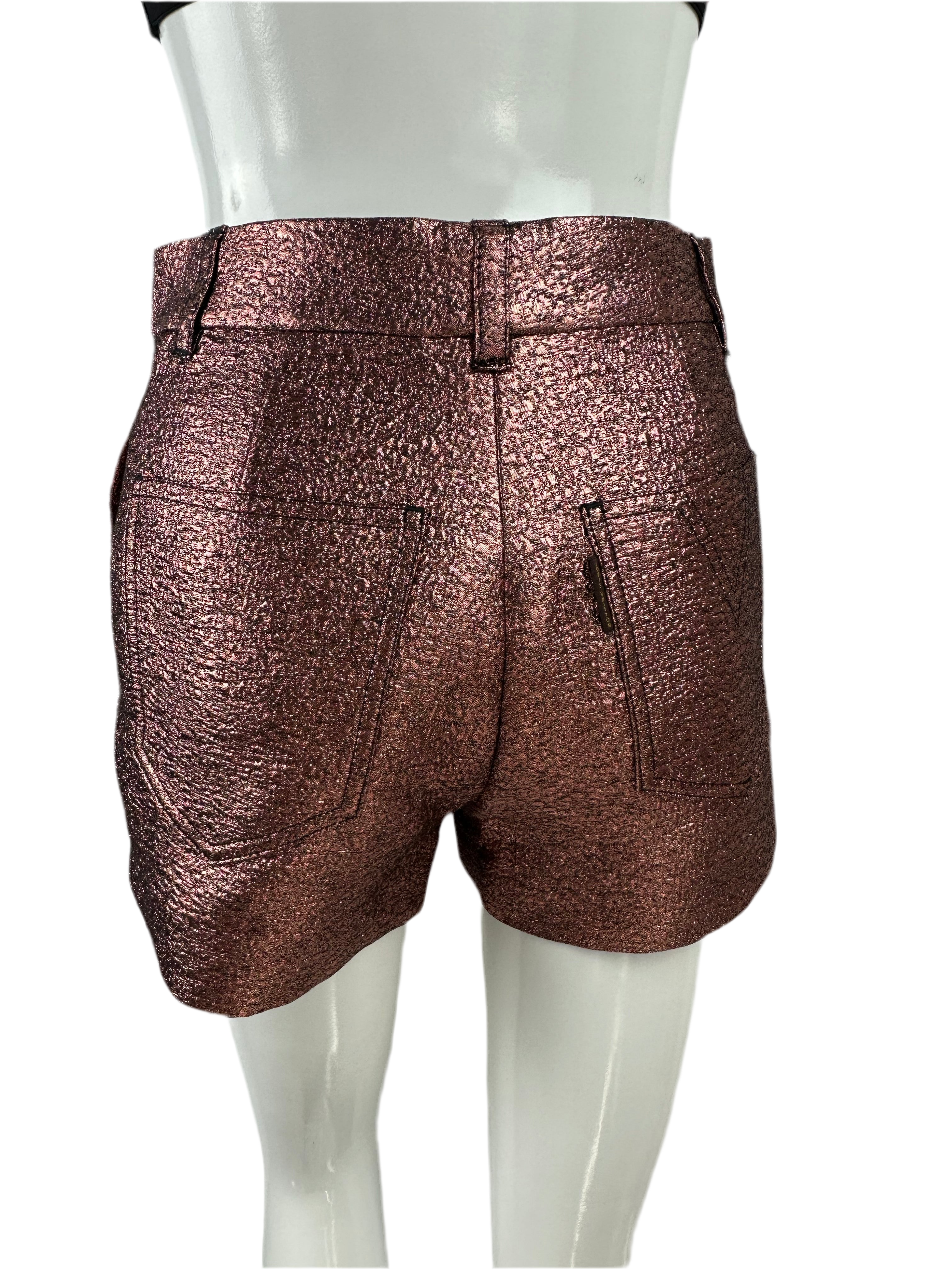 Louis Vuitton Mini short Metallic - size 34FR