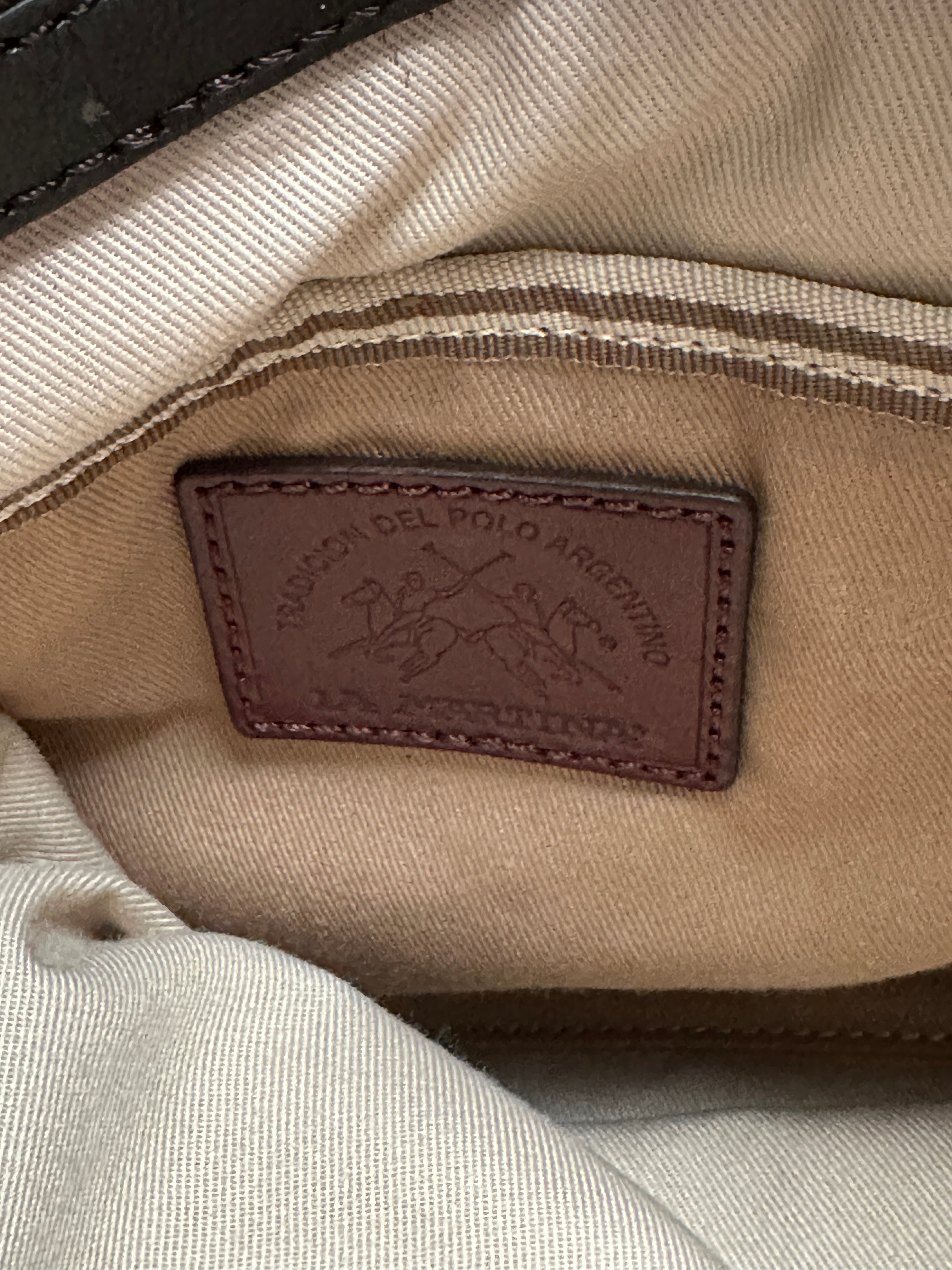 La Martina cream tote bag