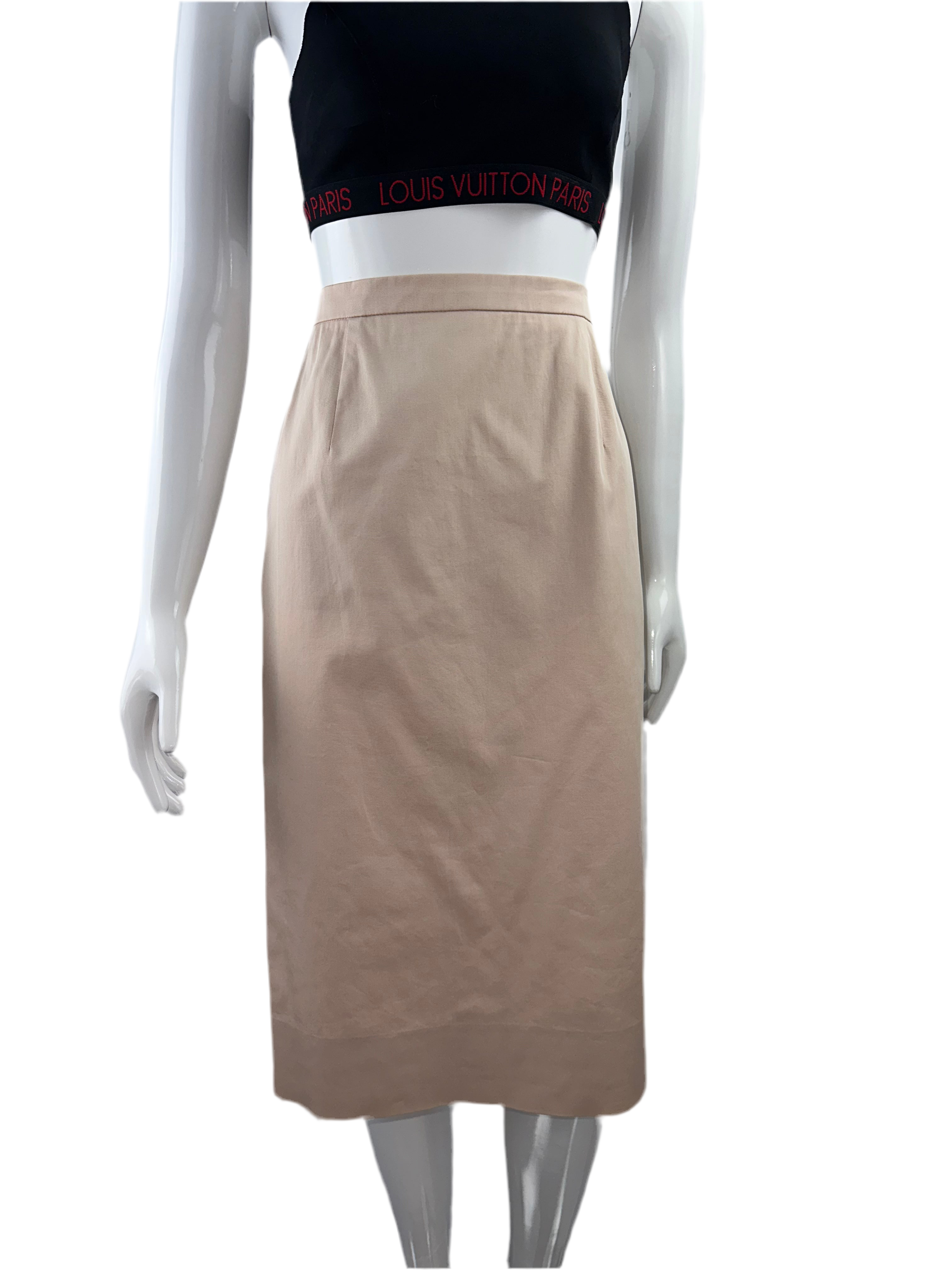 Dior straight Skirt light pink - size 40 FR