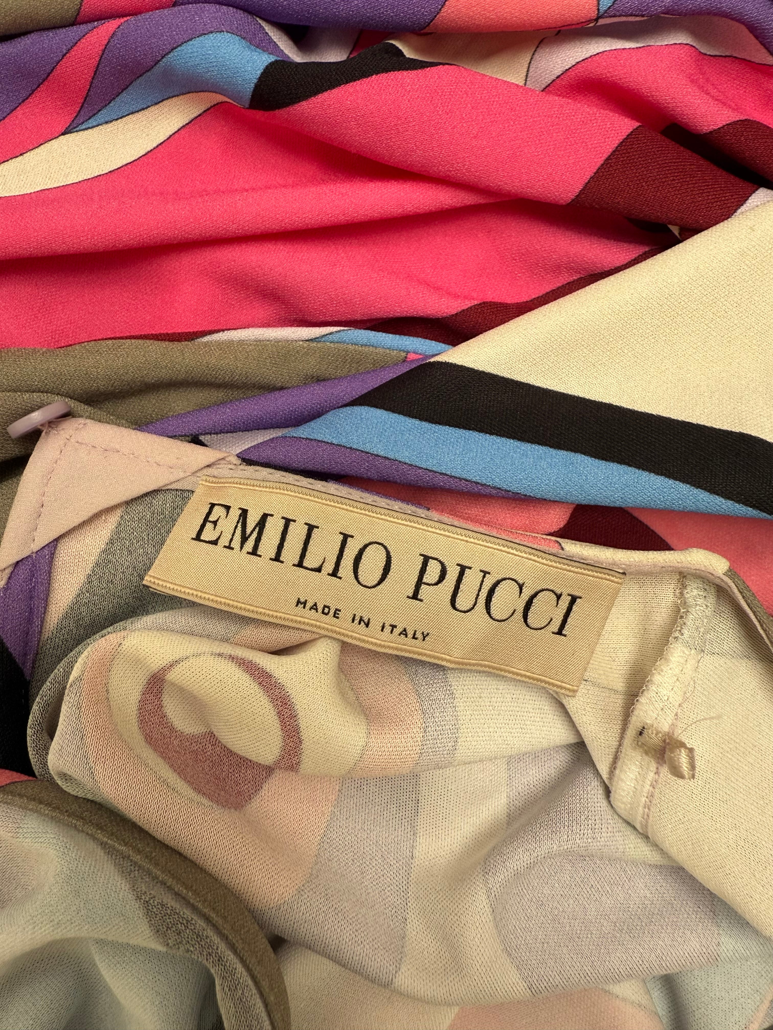 Emilio Pucci multicolor dress - size 40