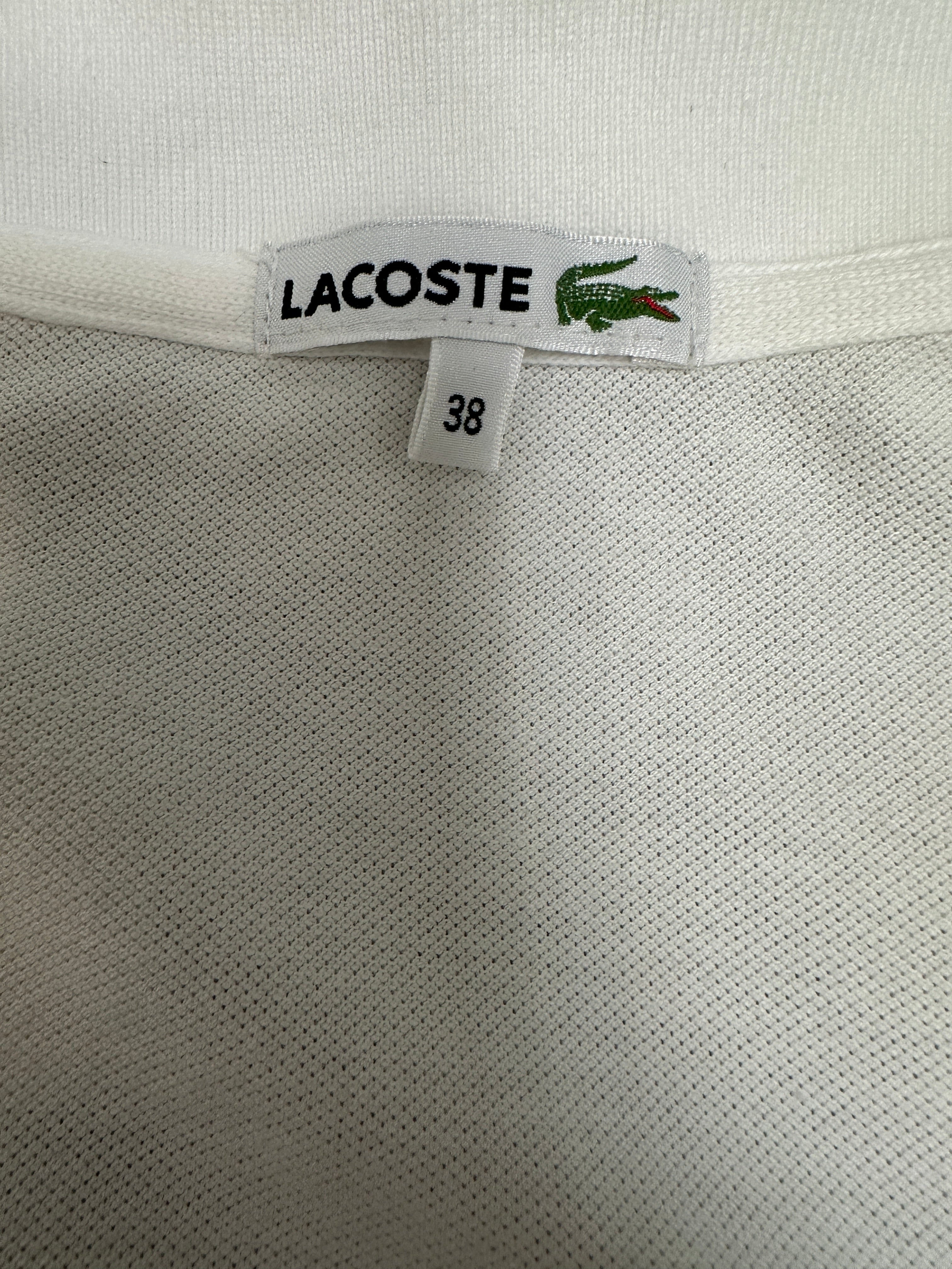 Lacoste white polo dress - size 38