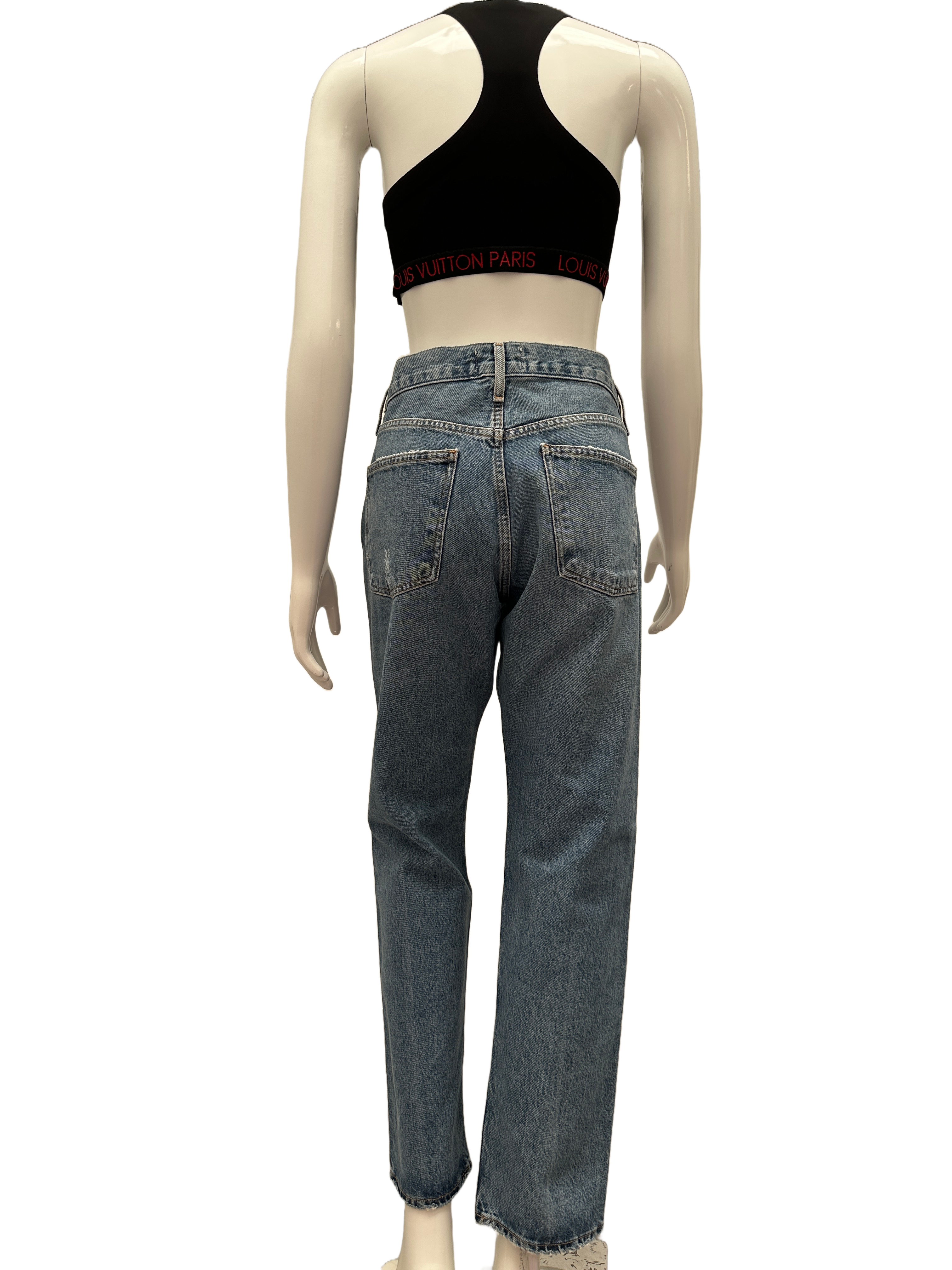 Agolde blue parker long jean - size 27