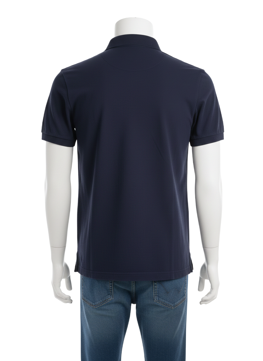 Polo Ralph Lauren navy custom slim fit polo shirt - size L