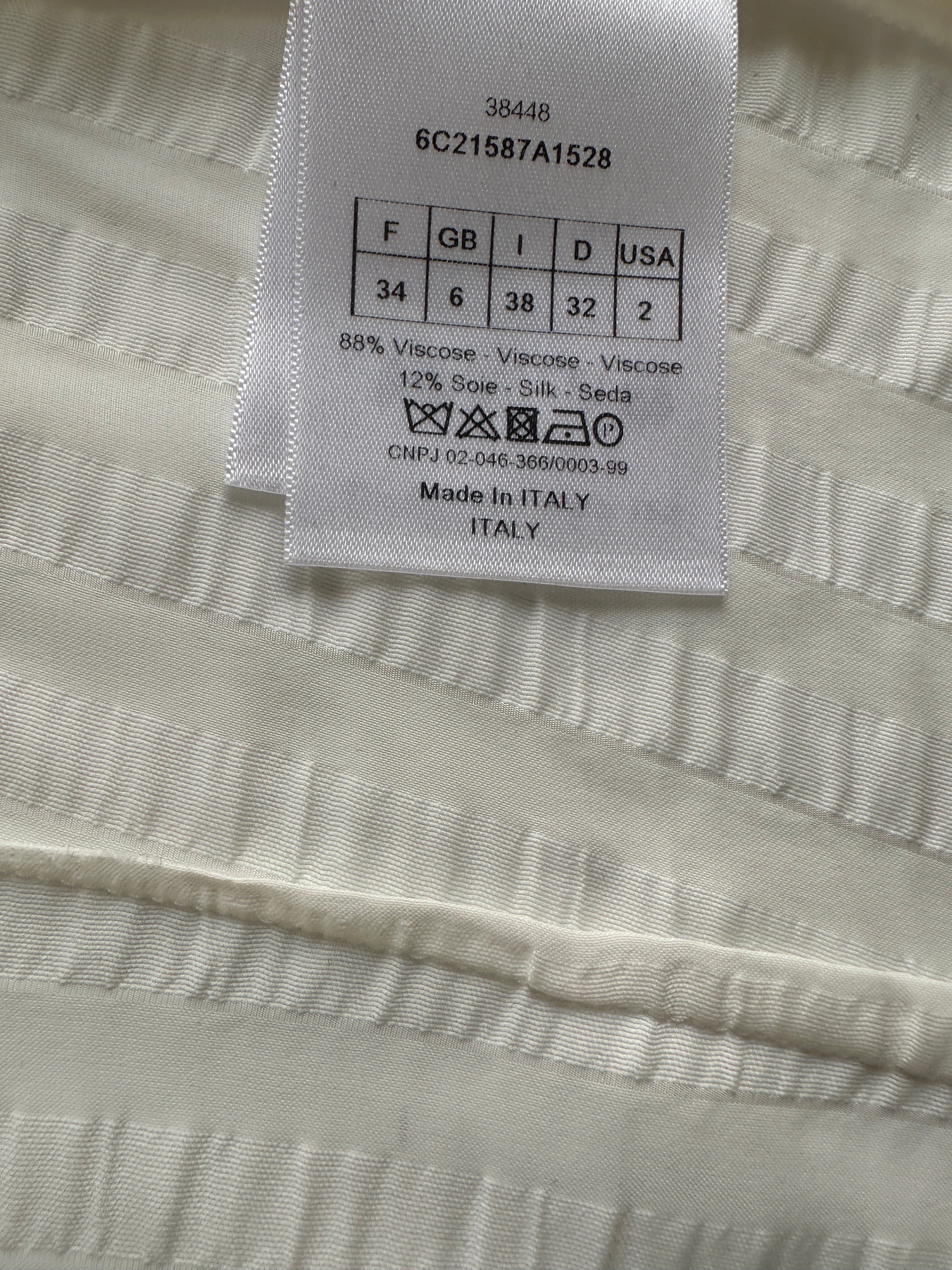 Dior crew neck mini dress - size 34