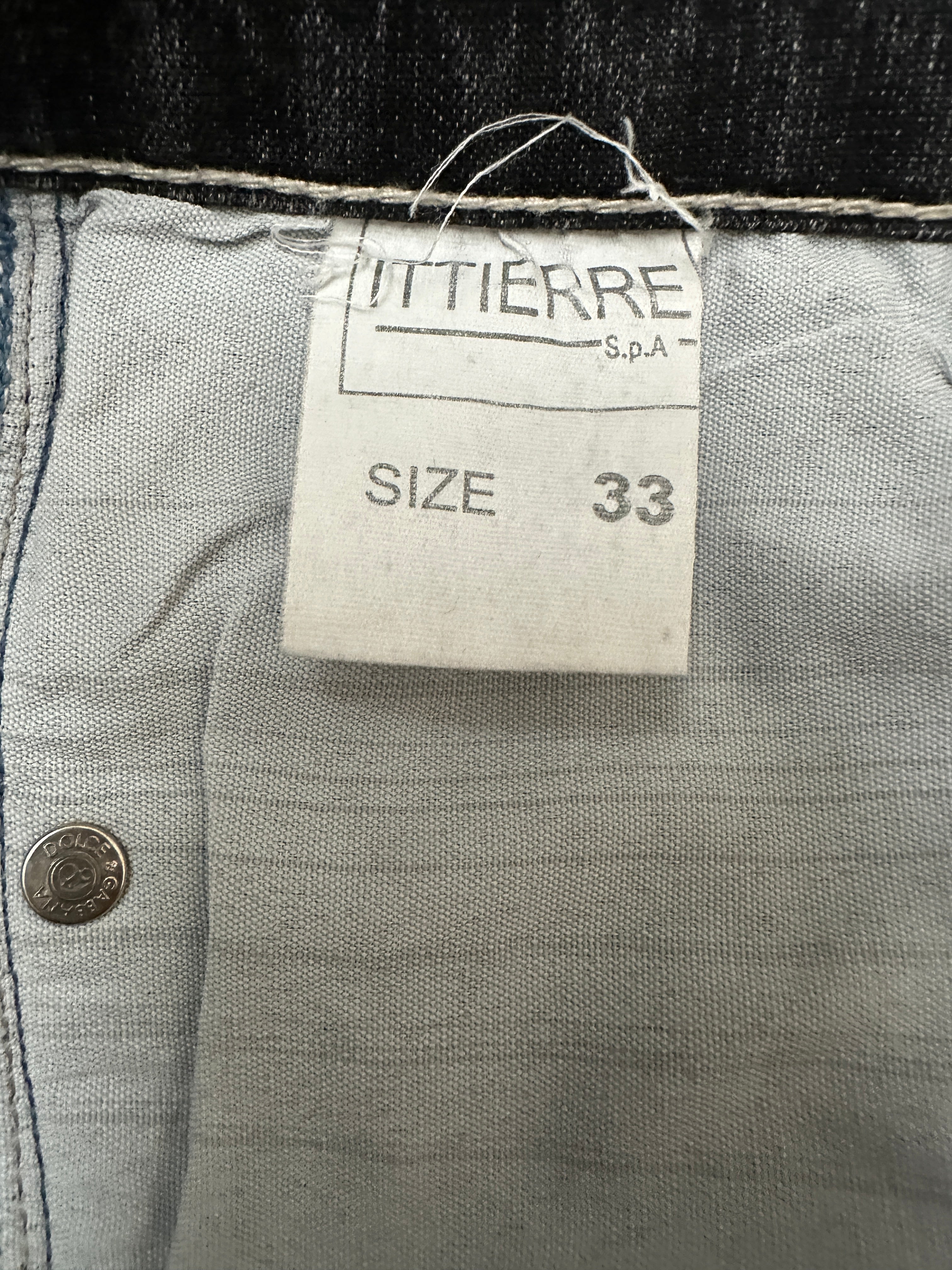 Dolce & Gabbana vintage grey flared jeans - size 33