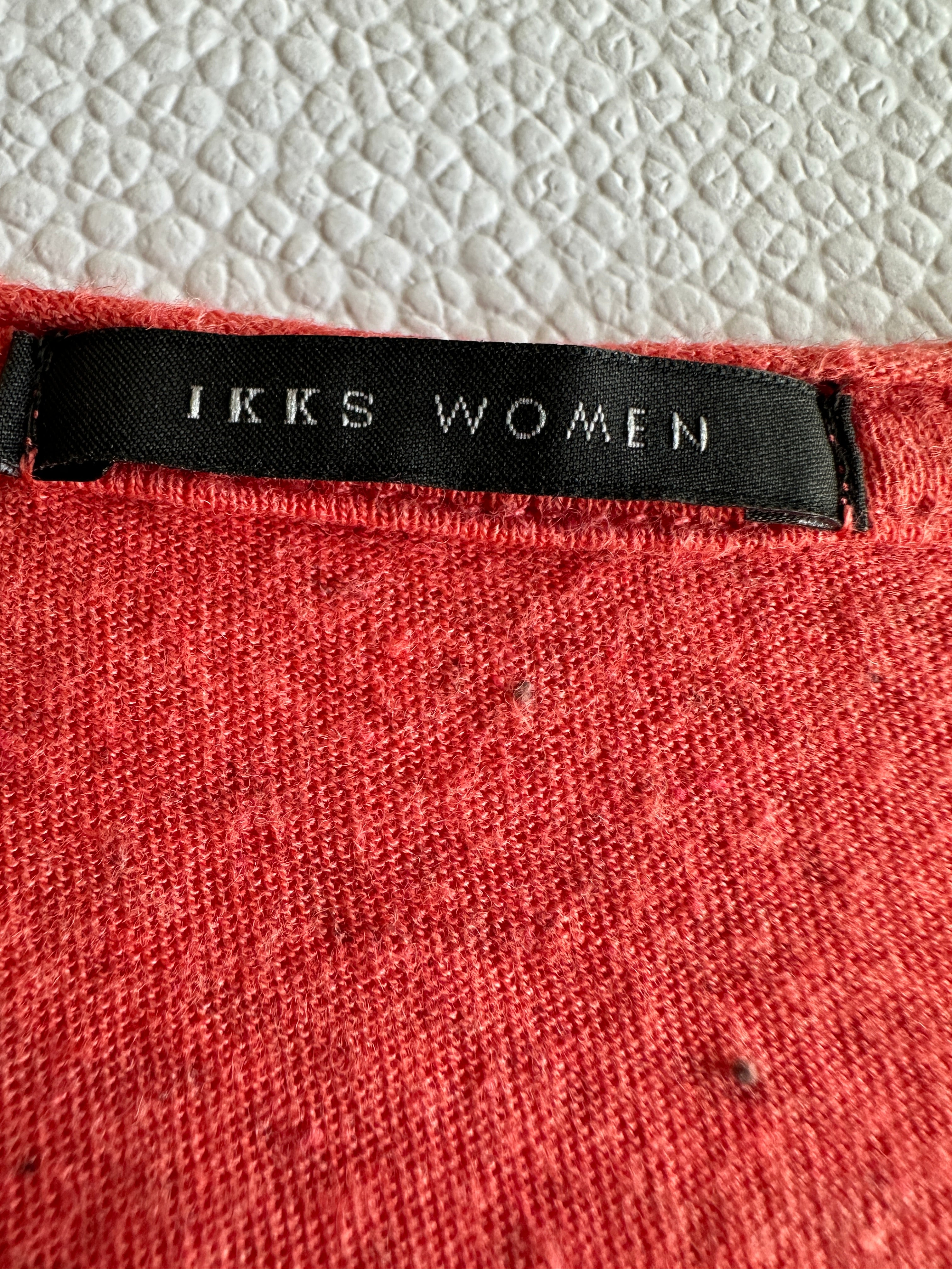 IKKS red tee shirt happiness - size 36