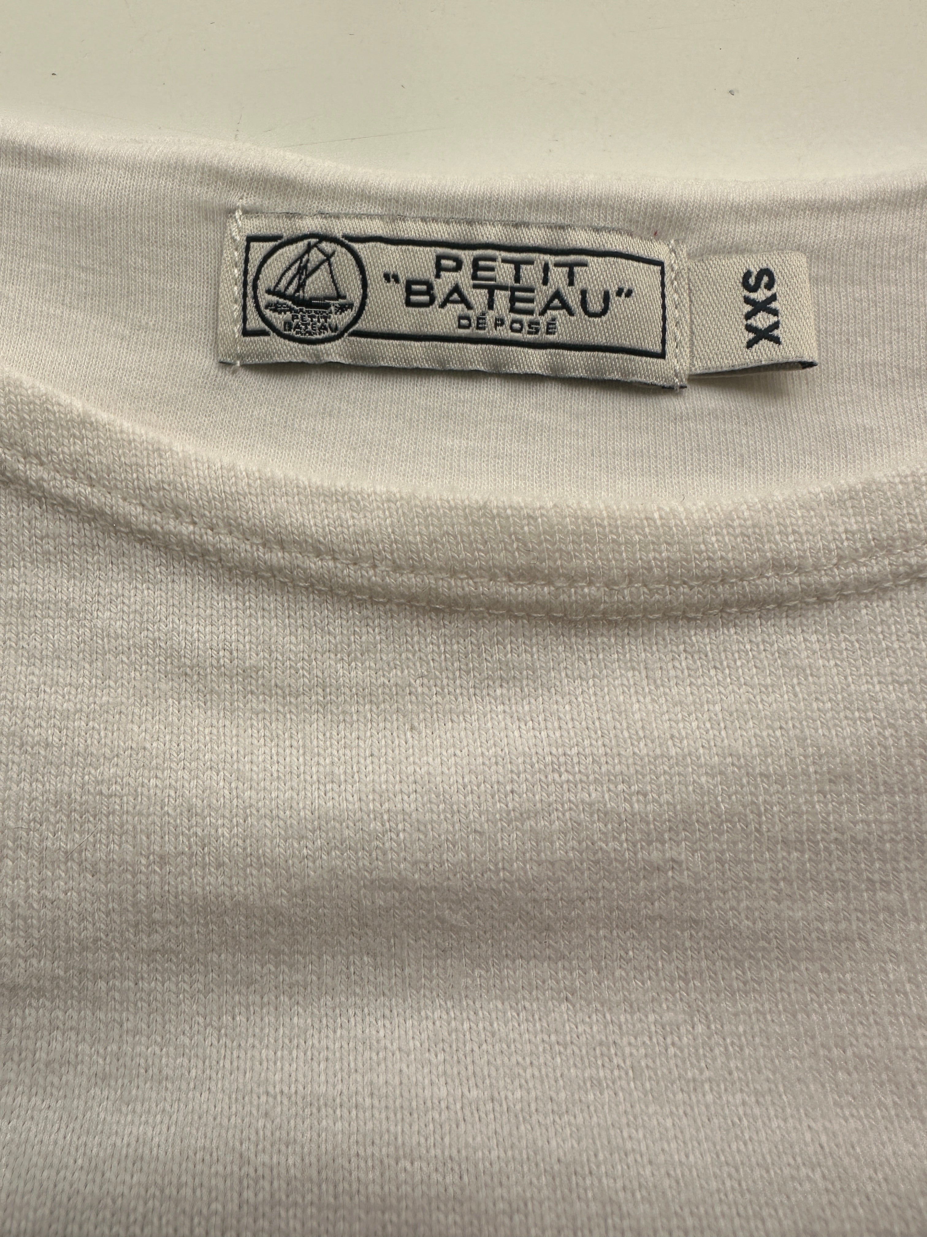 Petit Bateau white and black sailor - size 32