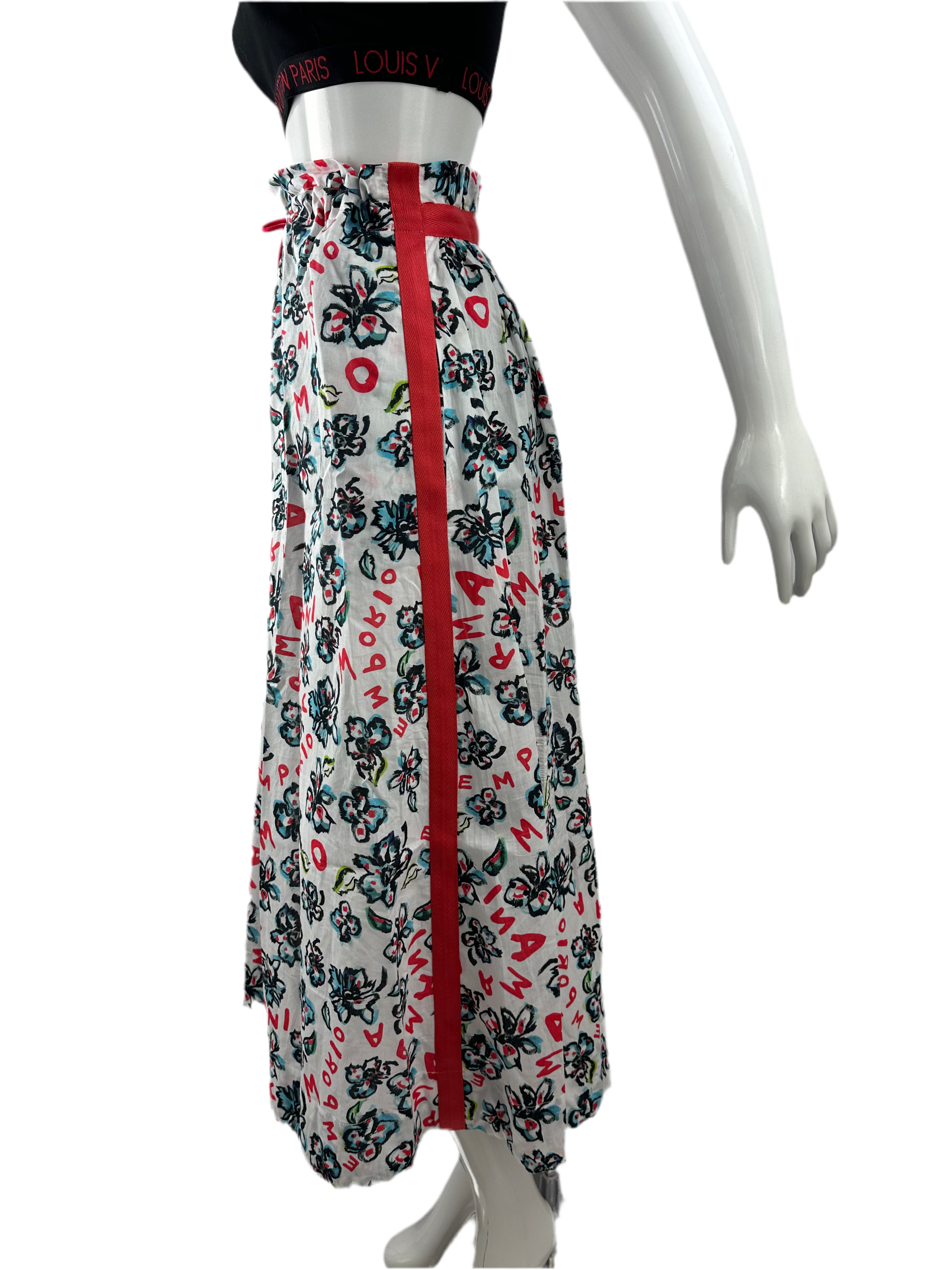 Emporio Armani floral Midi skirt - size 38 EUR
