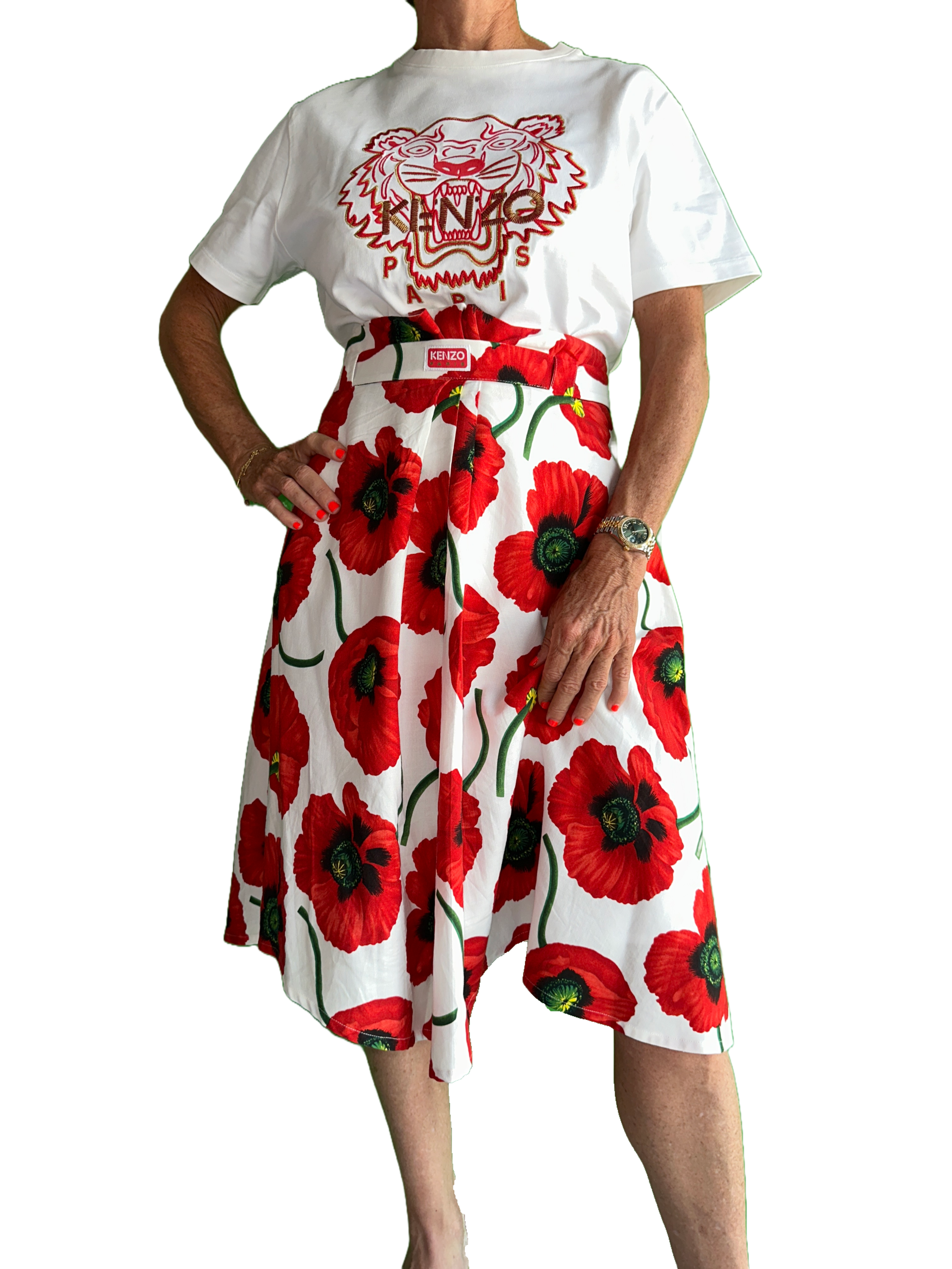 Kenzo poppy skirt - size 40