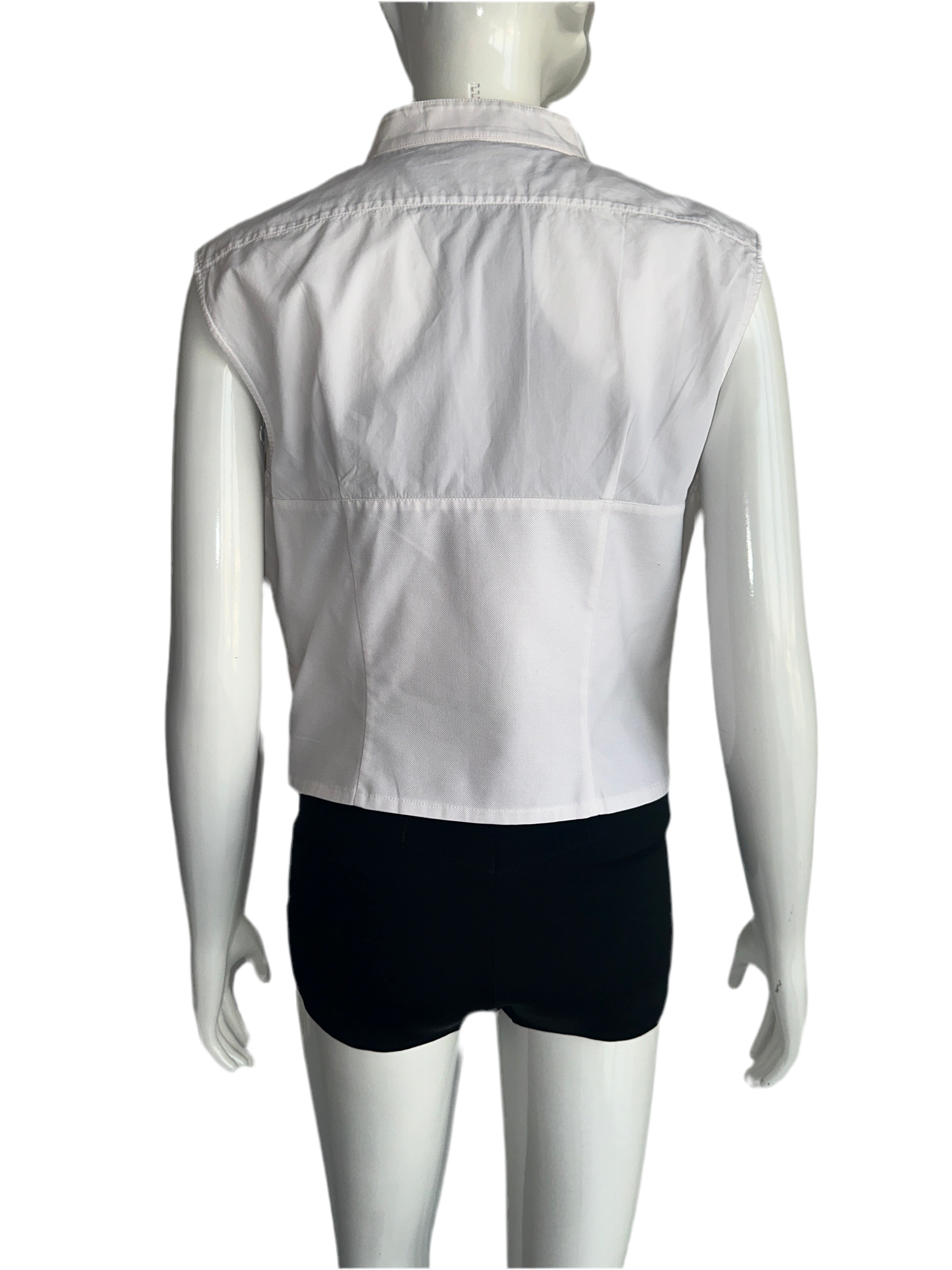 Chloé blouse croc top sleeveless - size 42