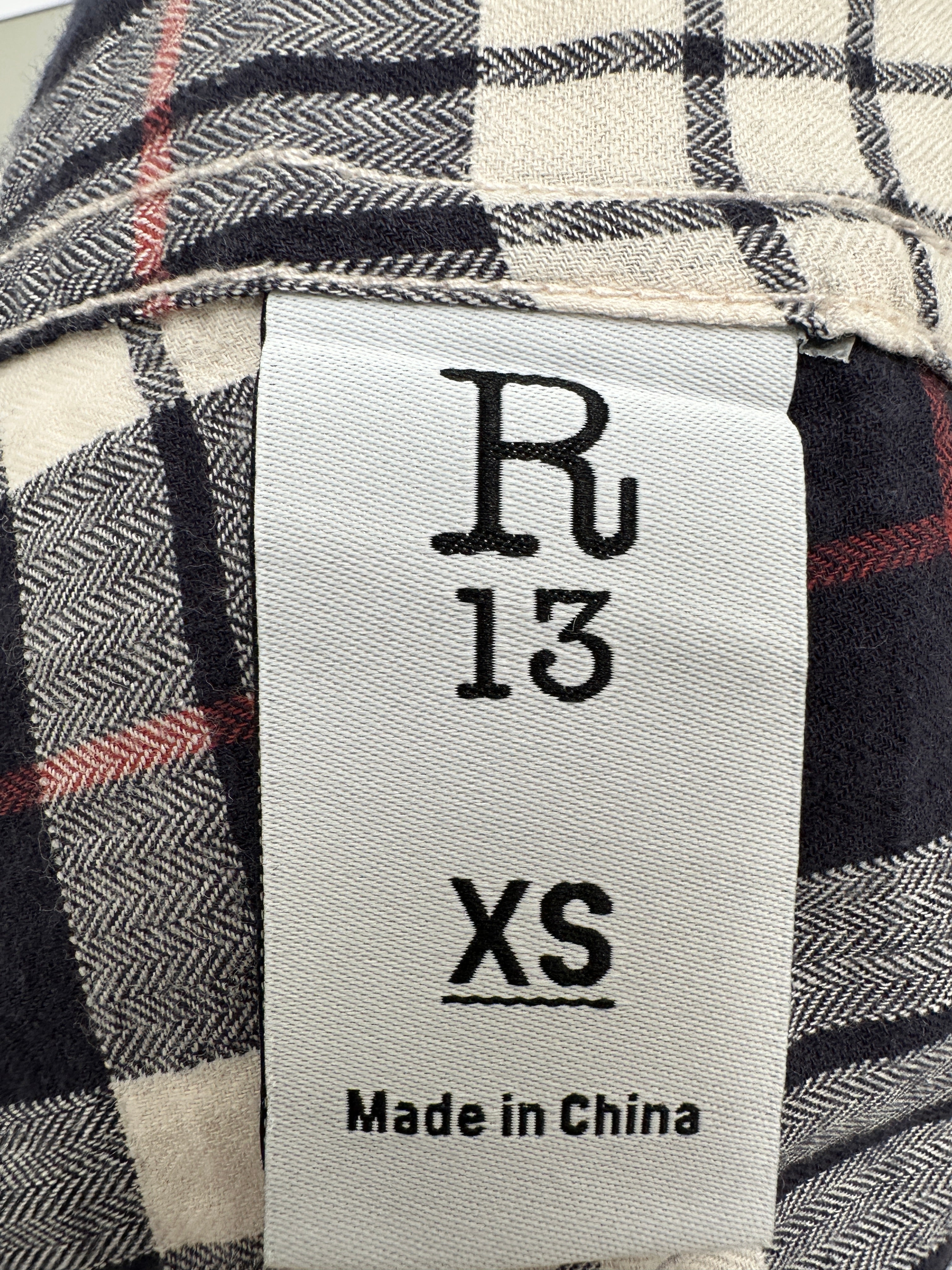 R13 navy blue "Bucheron" shirt - size 34