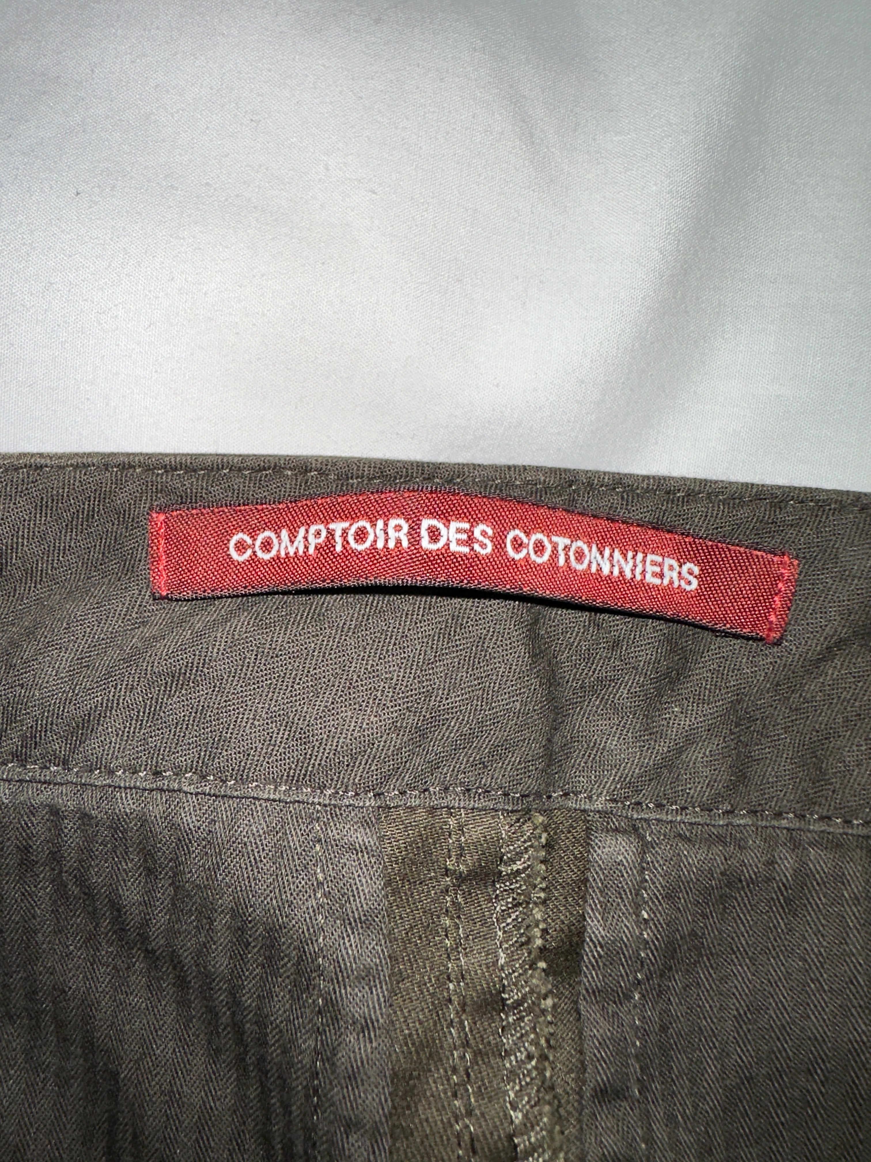 Comptoir des cotonniers khaki pants - size 34