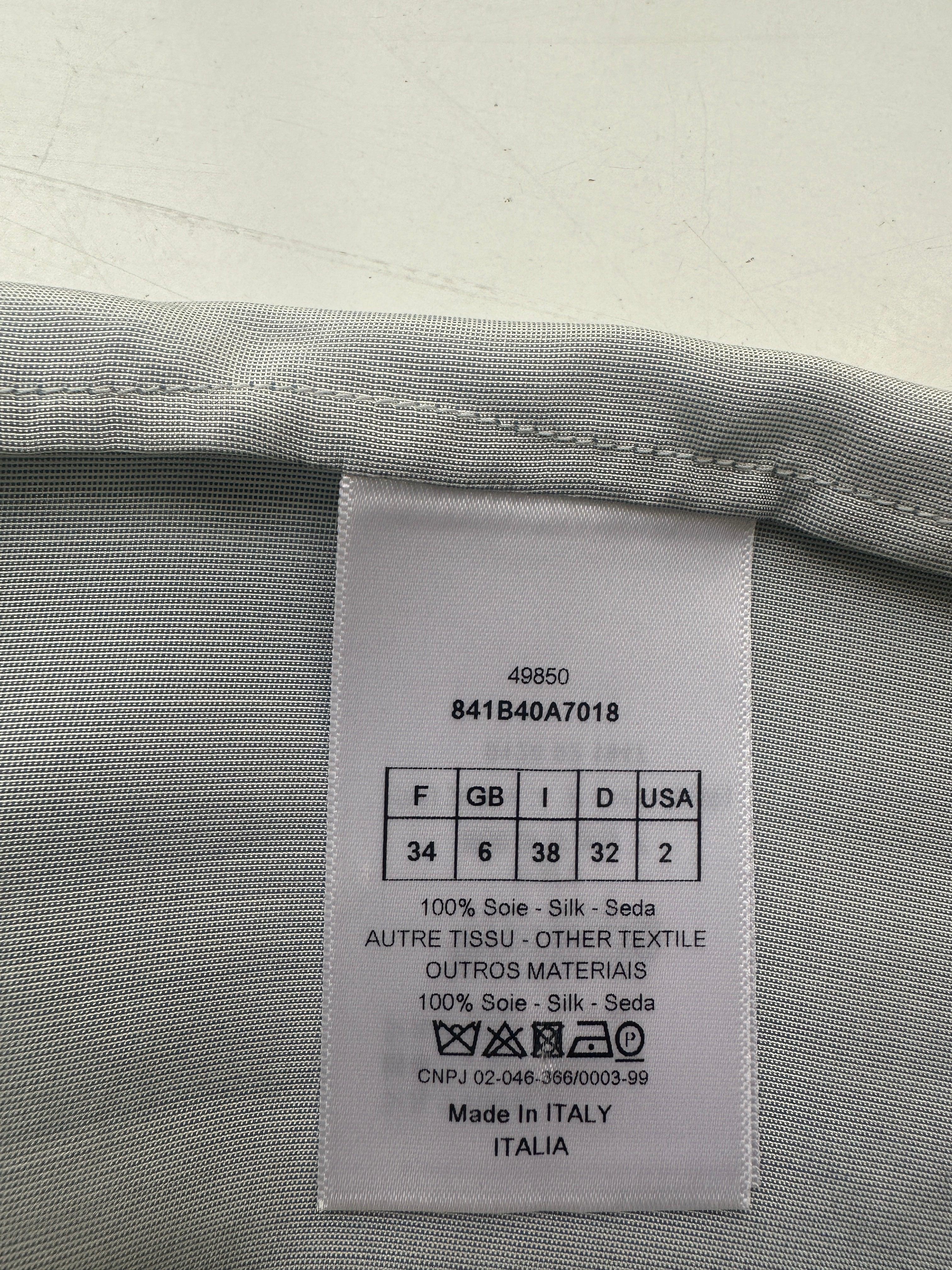 Dior pastel blue shirt with stripes - size 34 - Avant Garde DXB