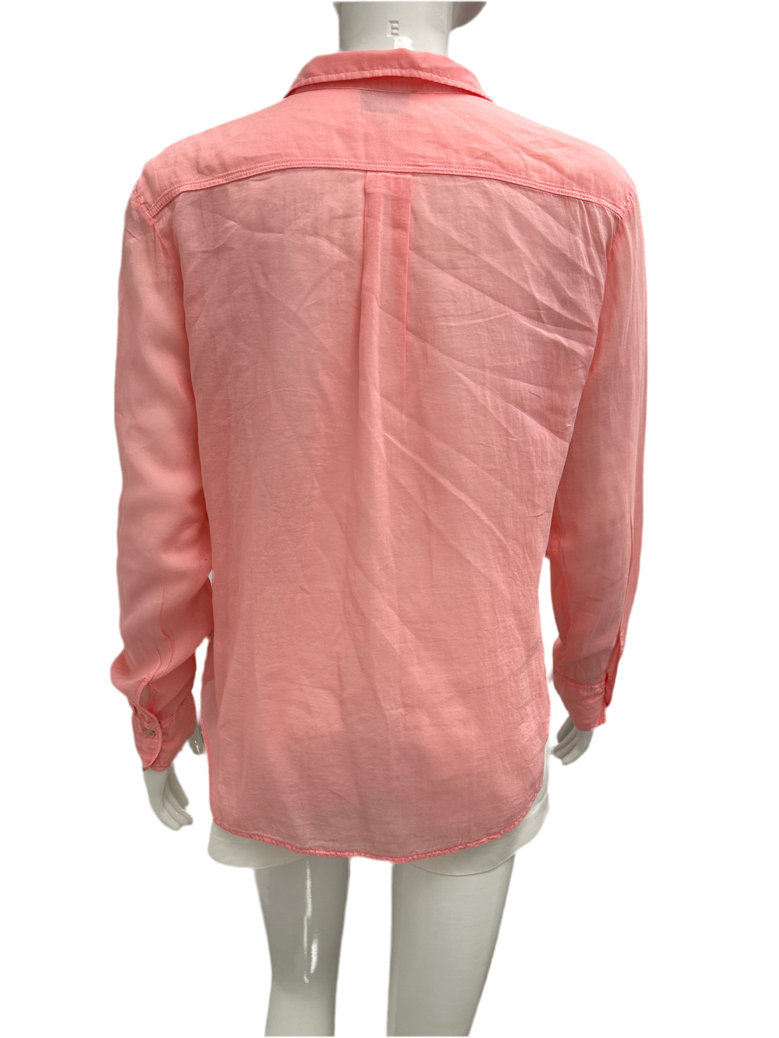 Forte_Forte transparent salmon shirt - size 36