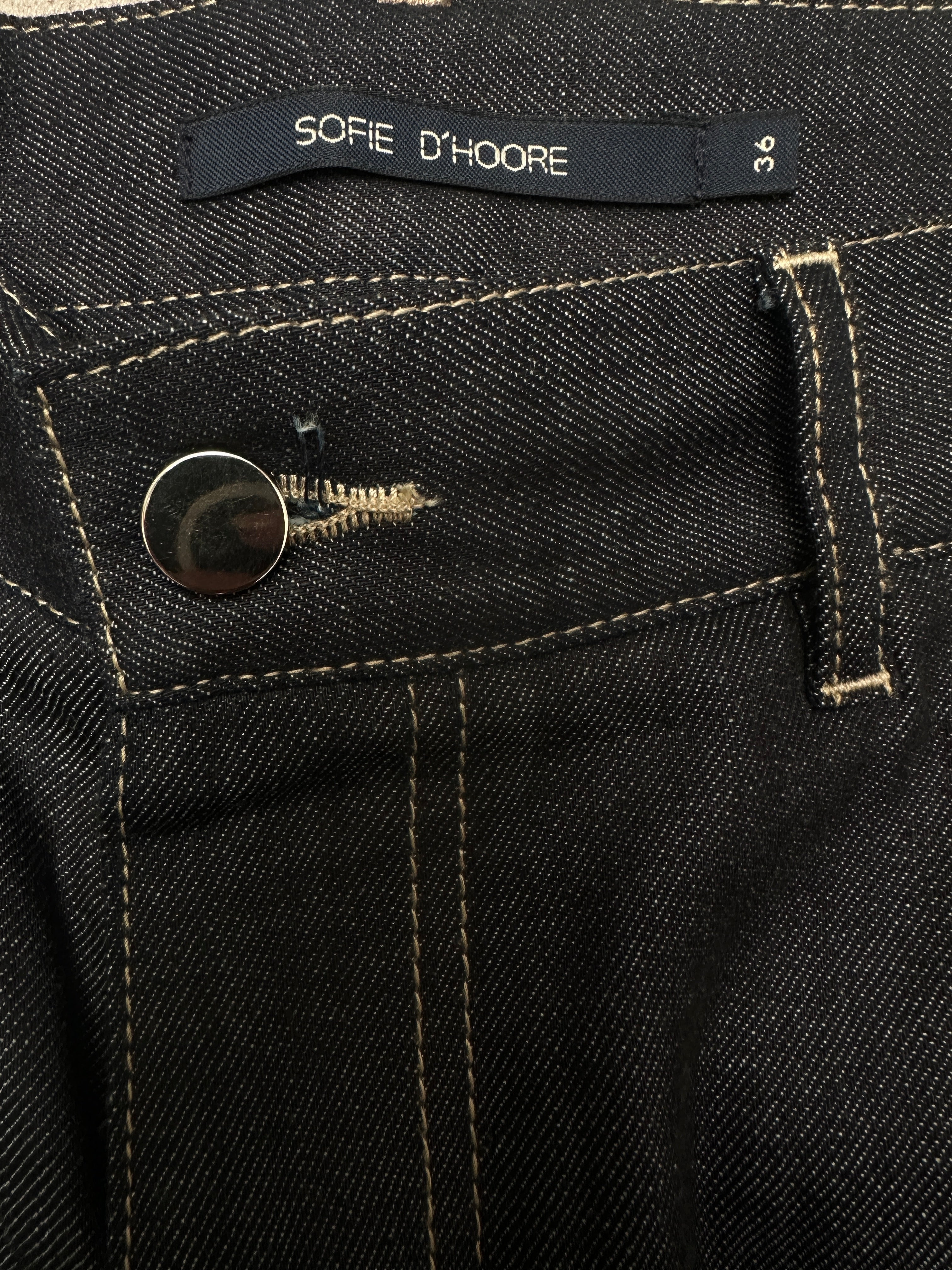 Sofie D'Hoore dark denim wide pants - size 36