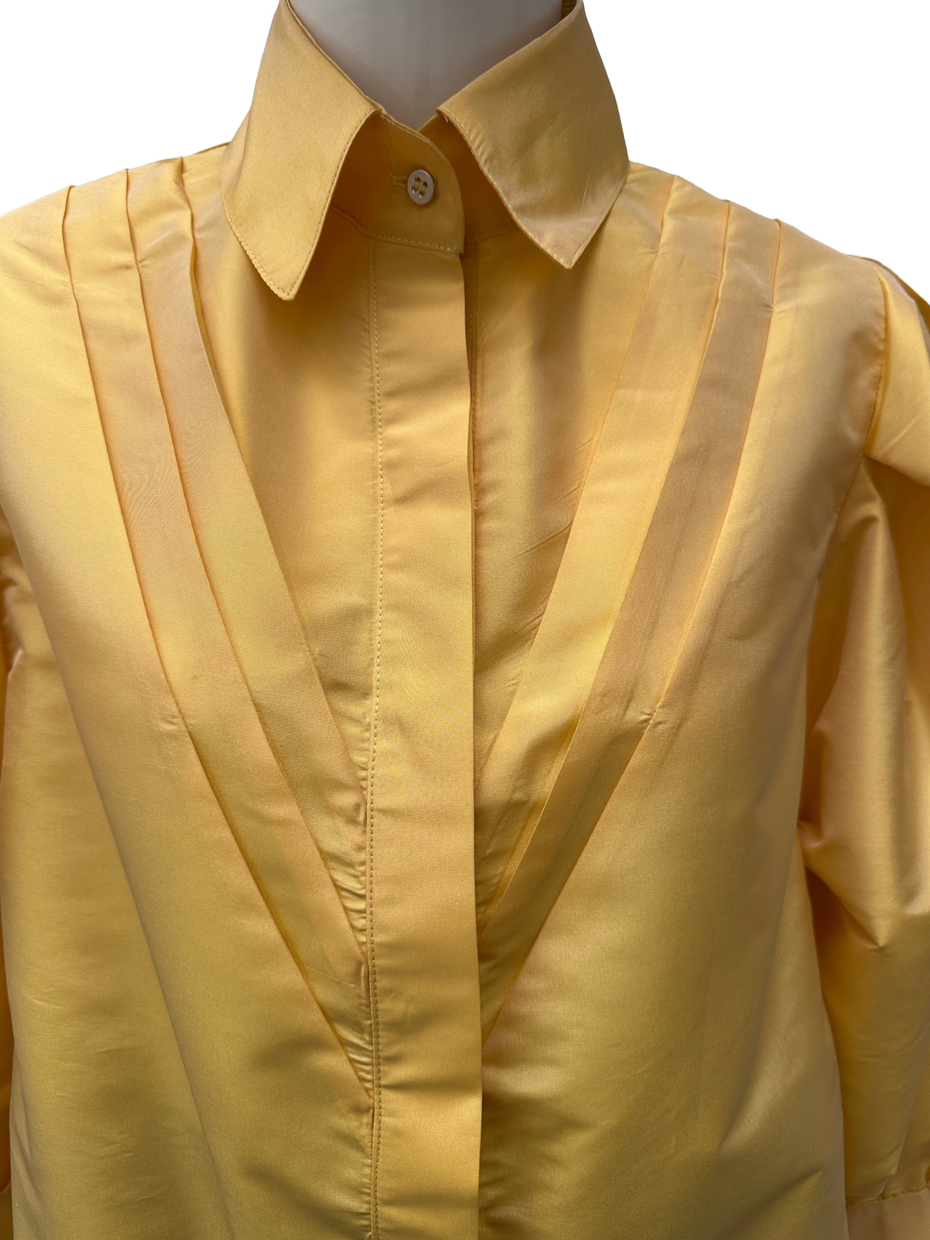 Hanane Hotait X Soraya Bakhtiar yellow Mia blouse - size 38