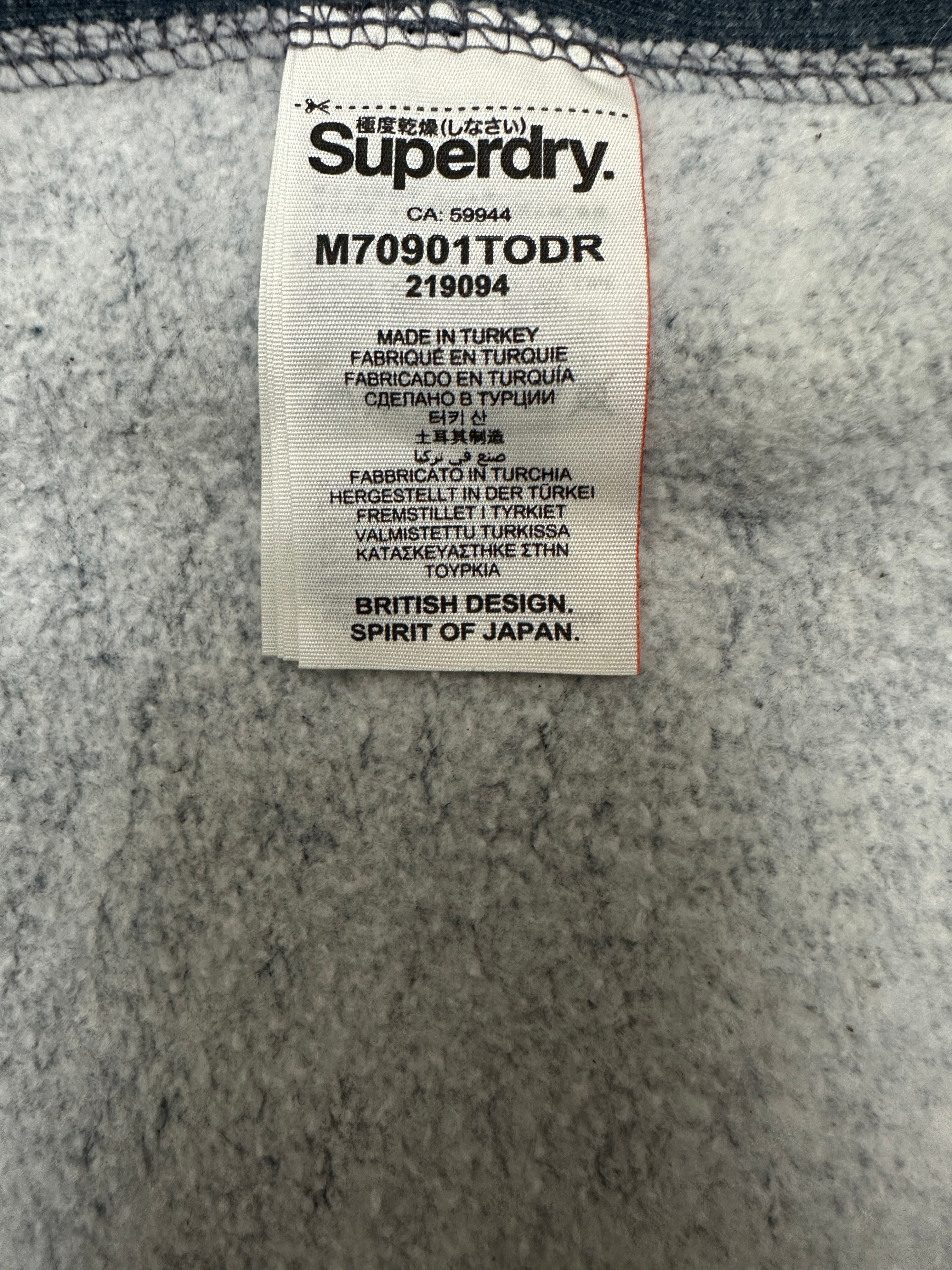 Superdry orange label slim fit joggers - size S