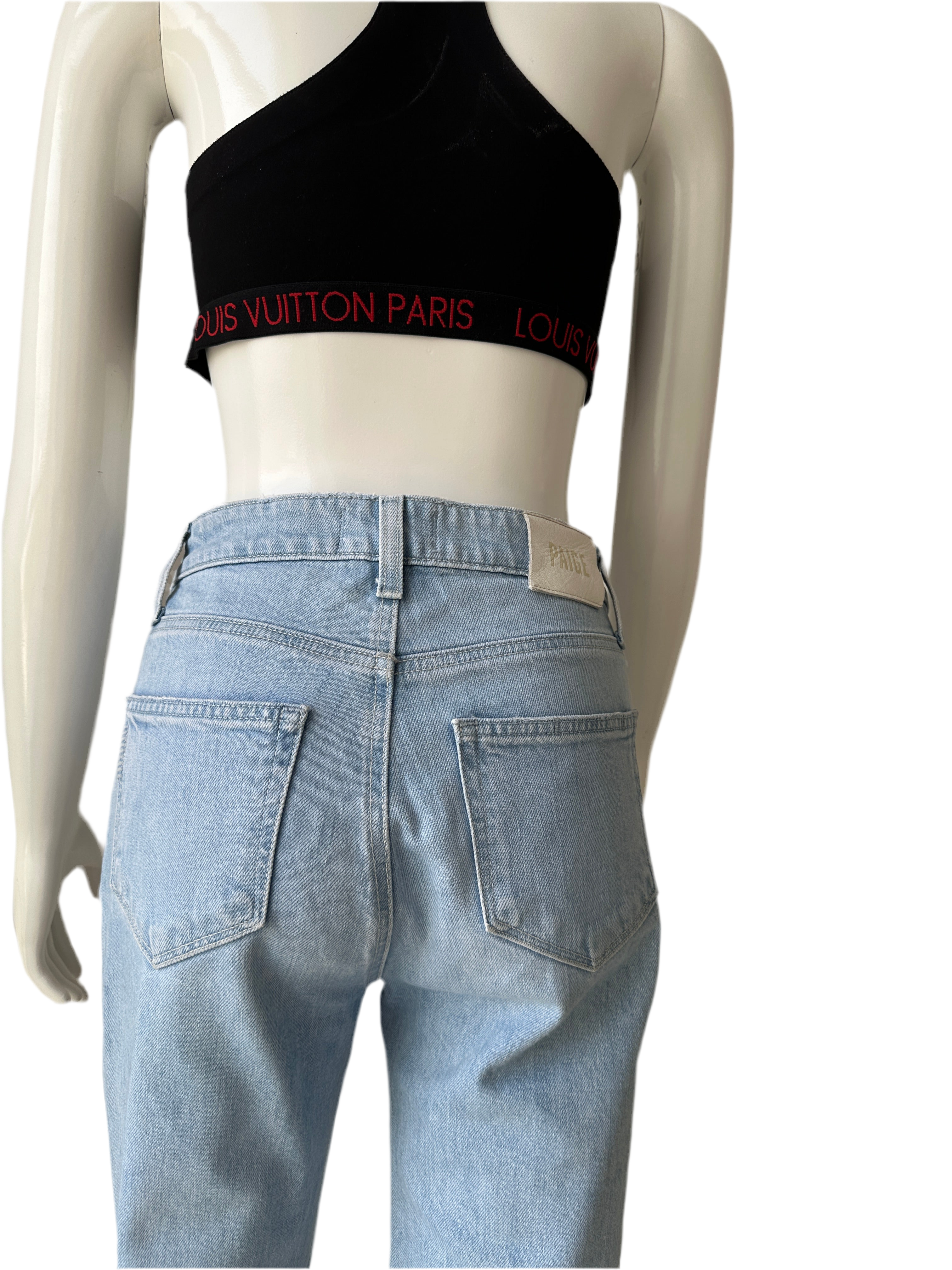Paige Blue jean mid rise straight leg "Vintage" - size 26