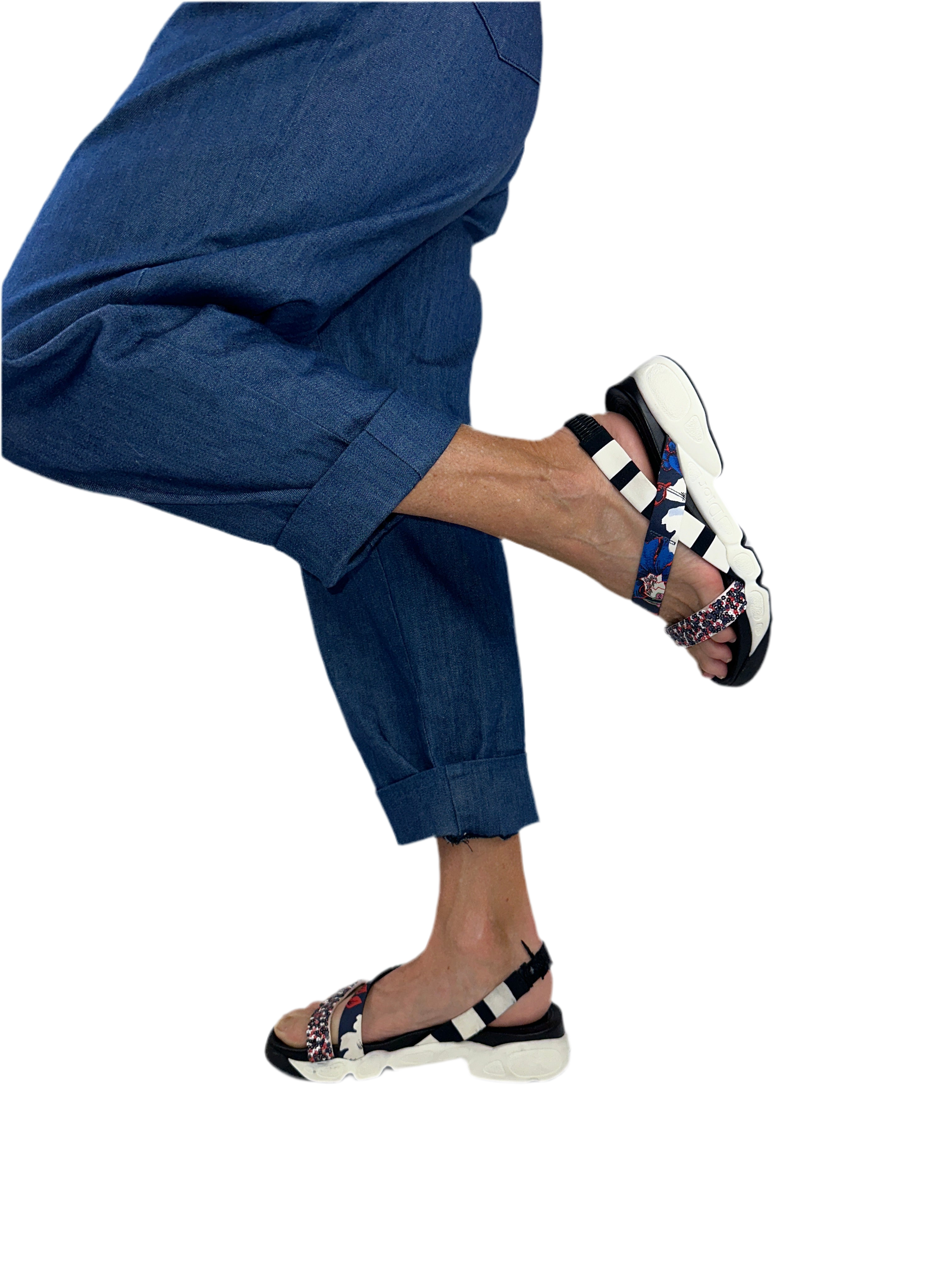 Dior multicolor print canvas and sequin trio fusion slingback - size 37