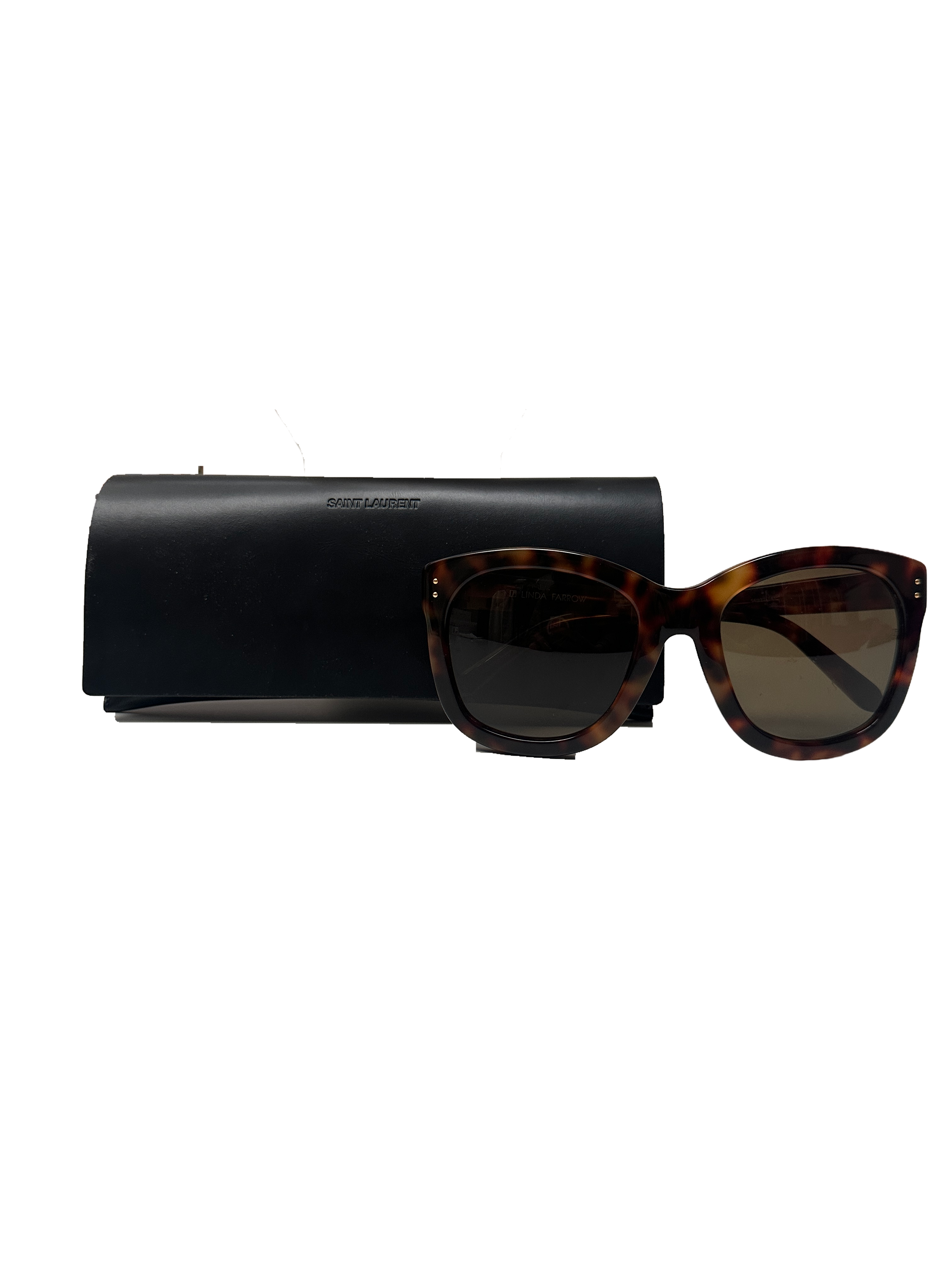 Linda Farrow oversized tortoiseshell sunglasses