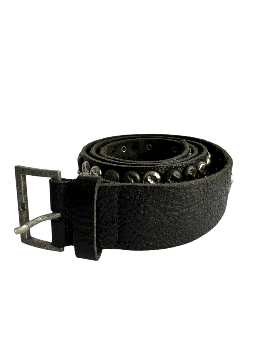 ZADIG & VOLTAIRE スタットヘルト LWBT00001 1NOIR Zadig & Voltaire Black Leather Strap Arrow Studs Silver-Tone