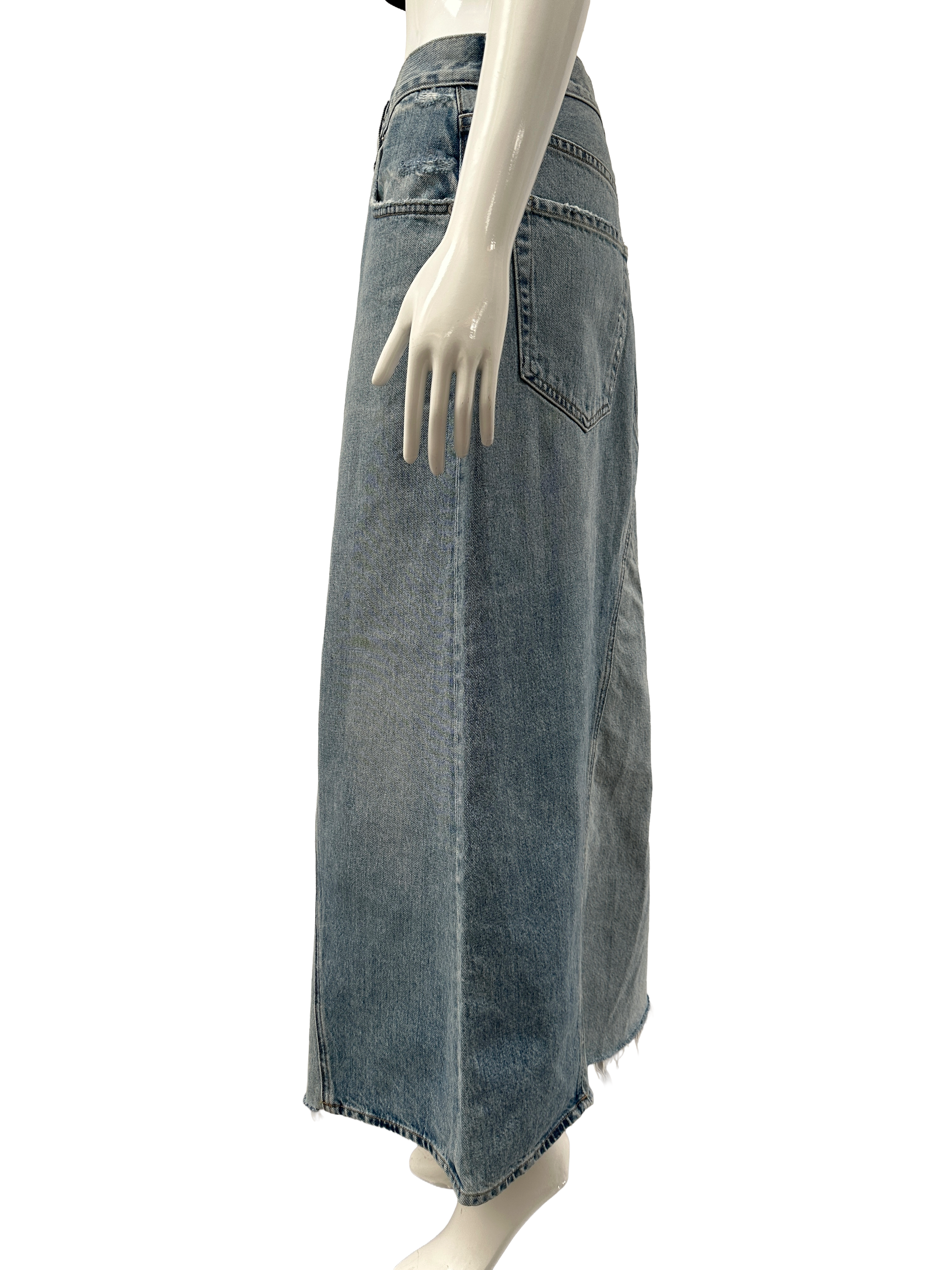 Citizens of Humanity light wash denim midi skirt - size 28