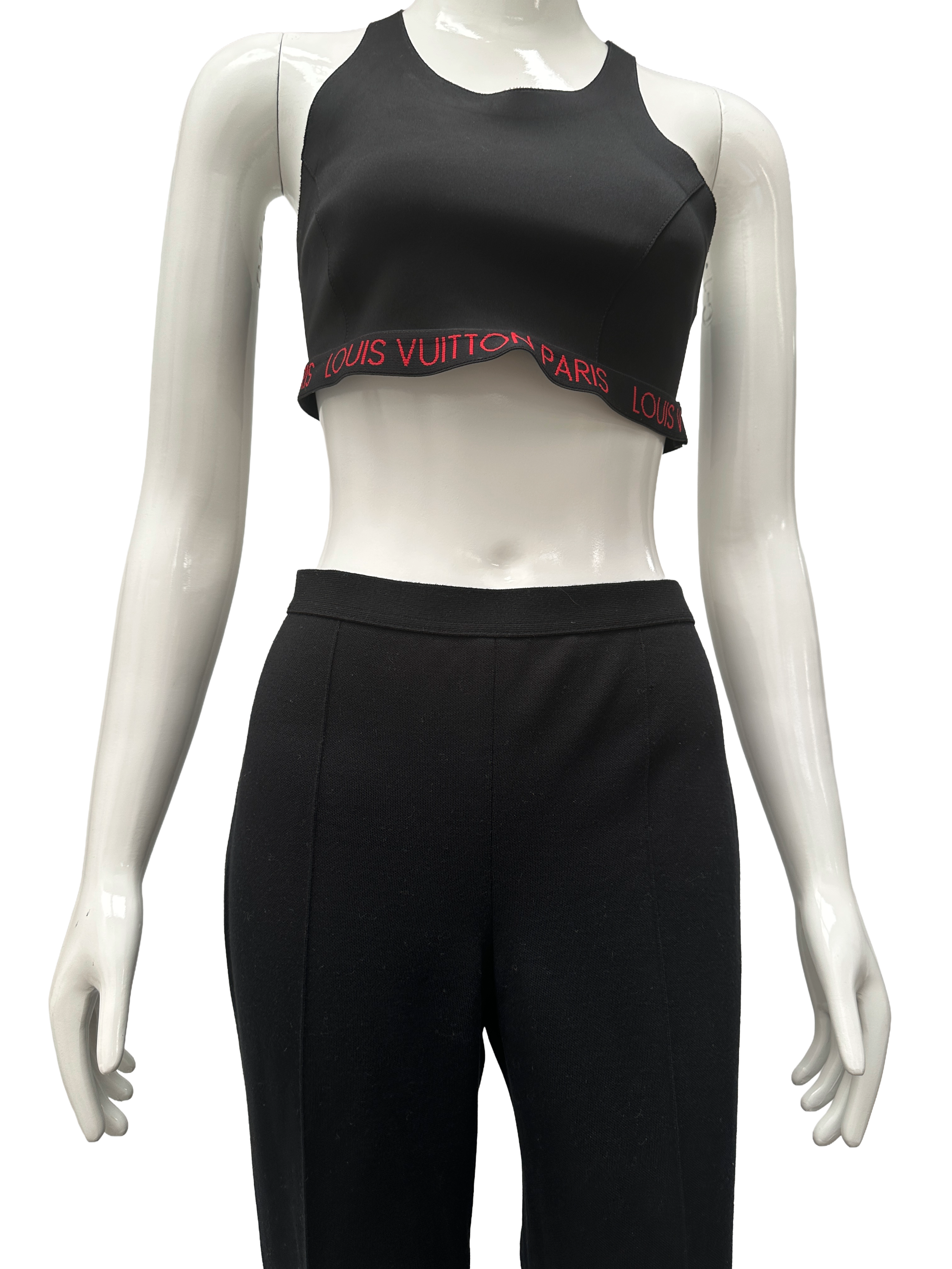 Luisa Spagnoli black virgin wool tailored trousers - size 42