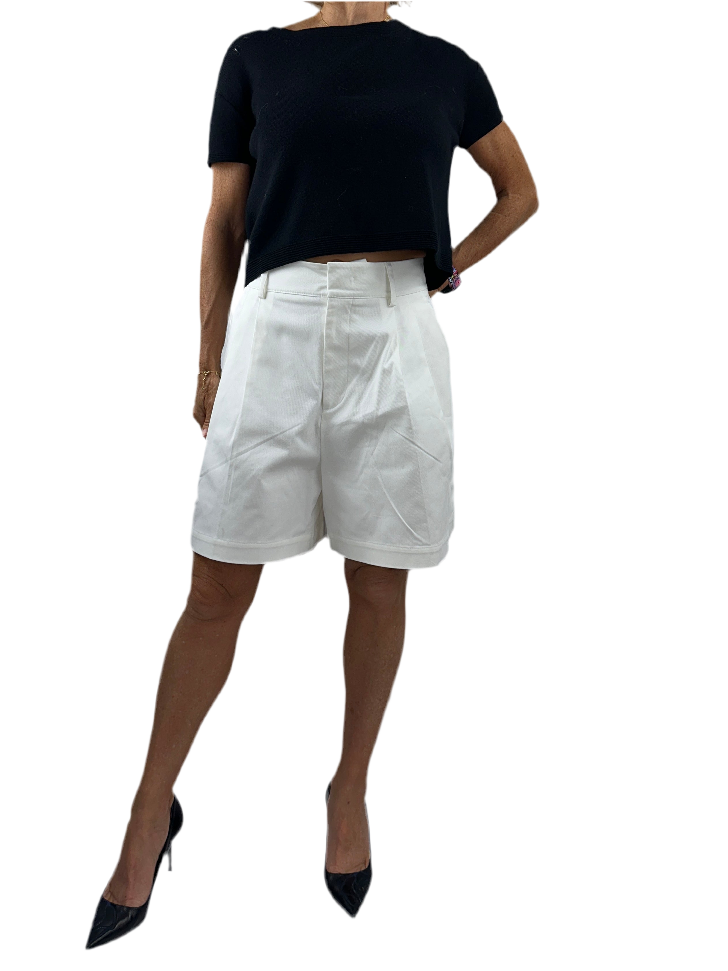 Red Valentino high waist white short - size 44 IT