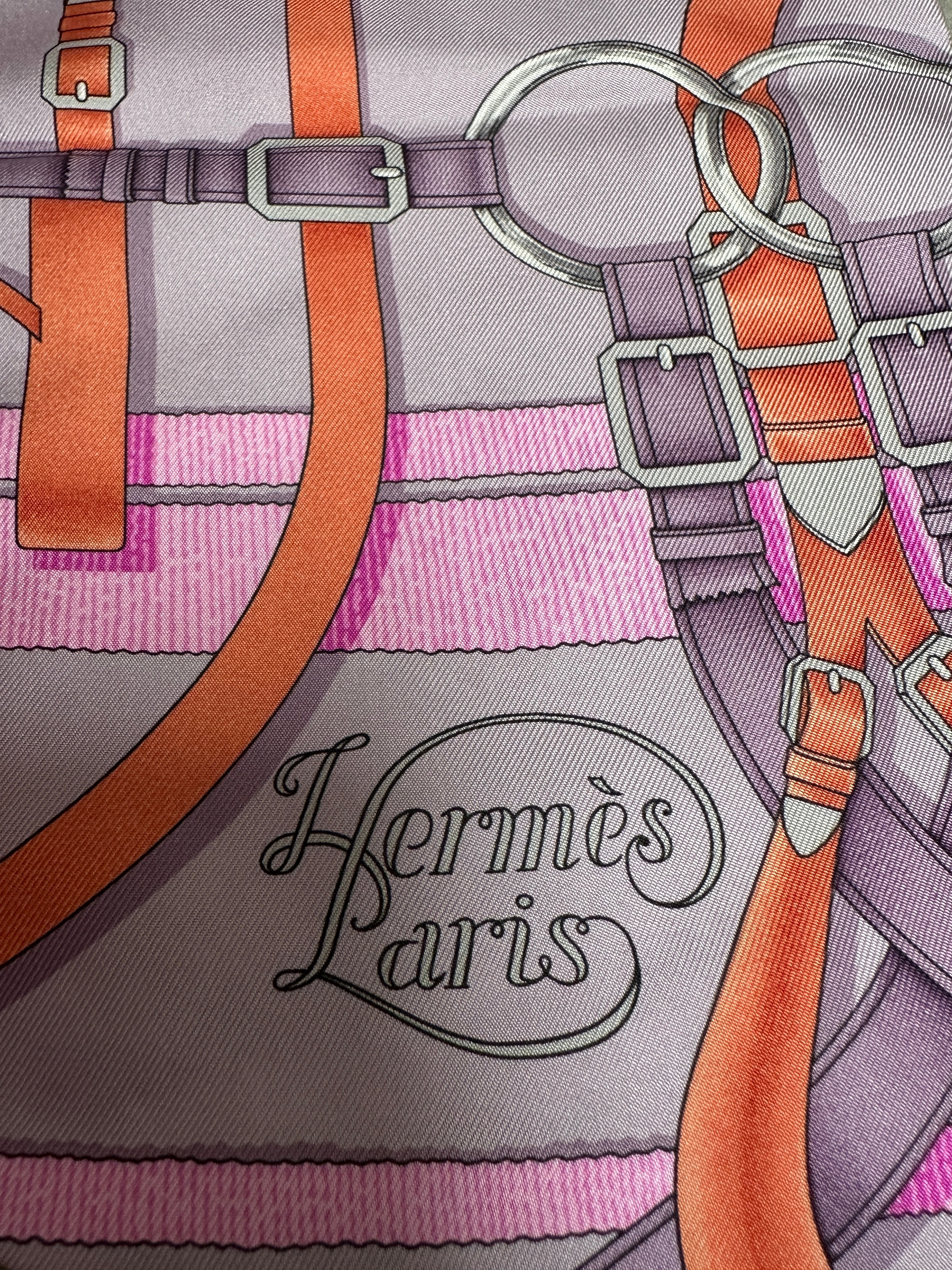 Hermes silk twilly scarf