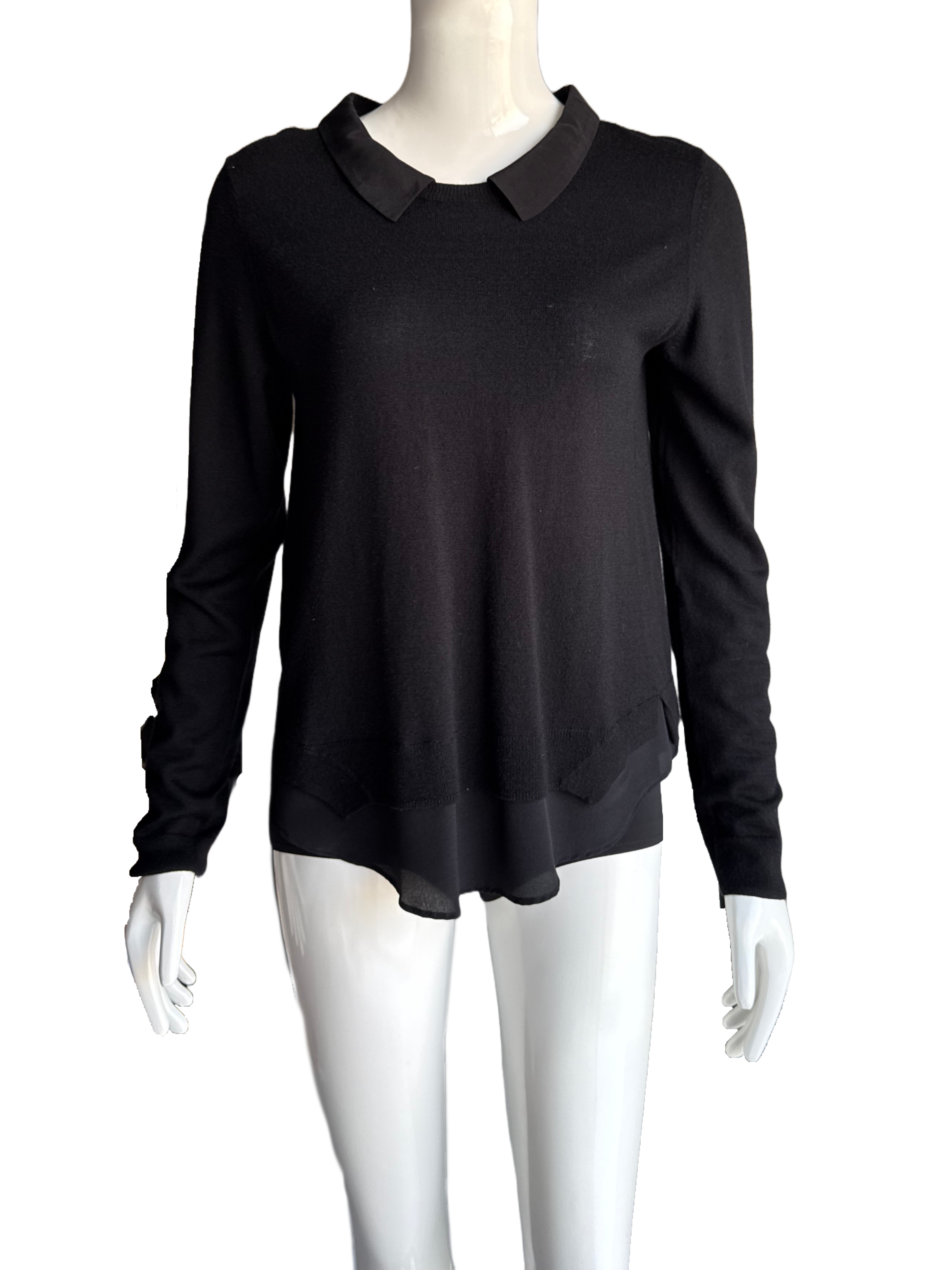 Comptoir des cotonniers claudine-neck sweater - size 36